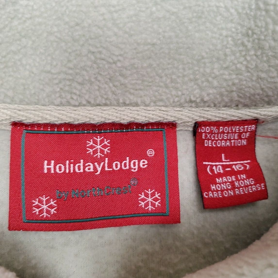 Etro VINTAGE Holiday Lodge Jacket Womens L Green Floral Embroidered Fleece Cottage Retro Size XL / US 12-14 / IT 48-50 - 4 Thumbnail