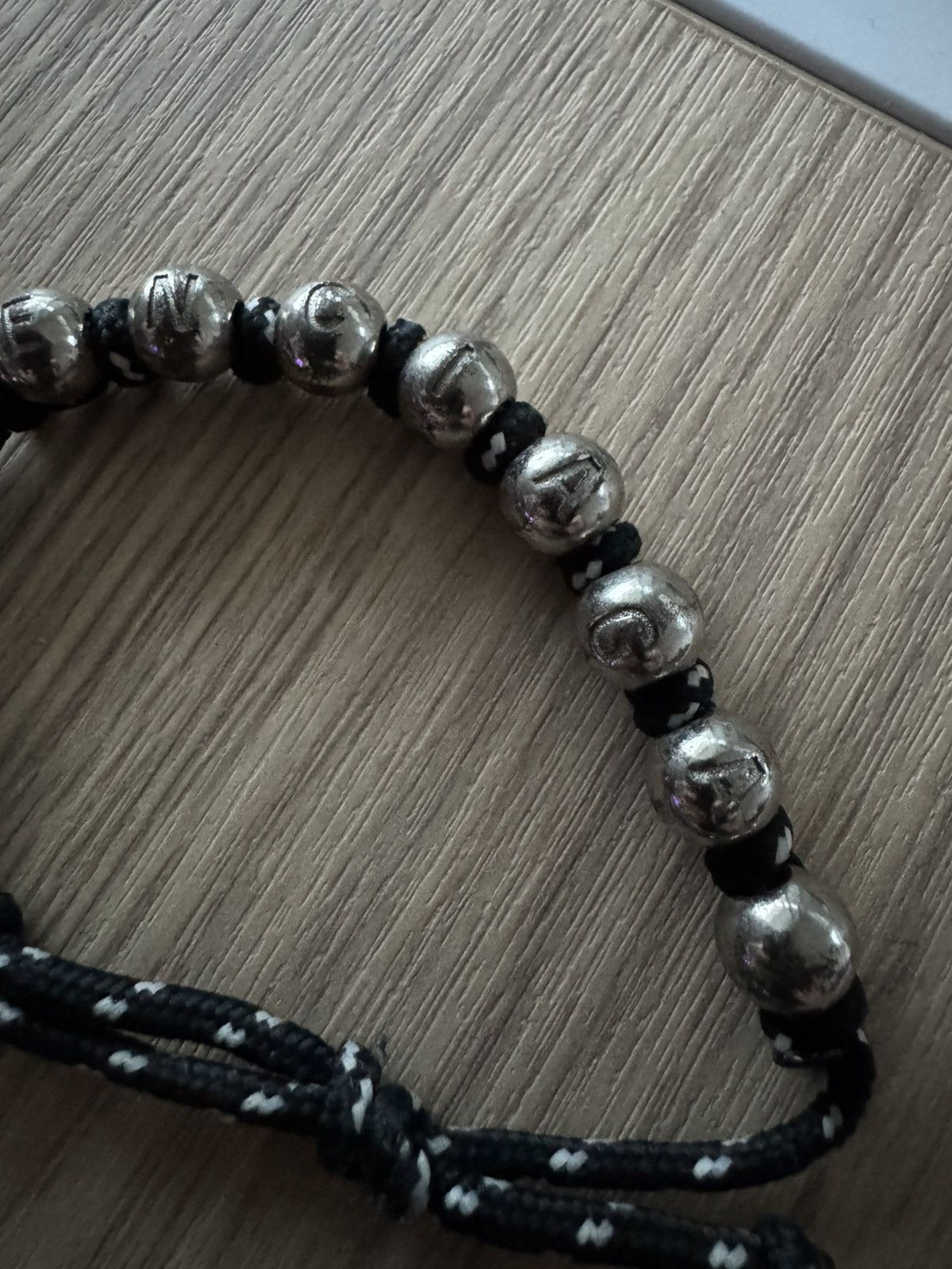 Balenciaga Balenciaga Malibu Ball Bracelet Silver/Black Size ONE SIZE - 4 Thumbnail