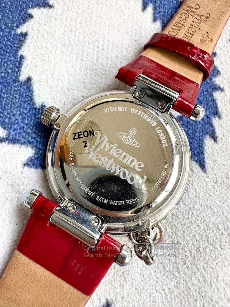 Vivienne Westwood Vivienne Westwood Red Crystal Saturn Watch . Size ONE SIZE - 4 Thumbnail