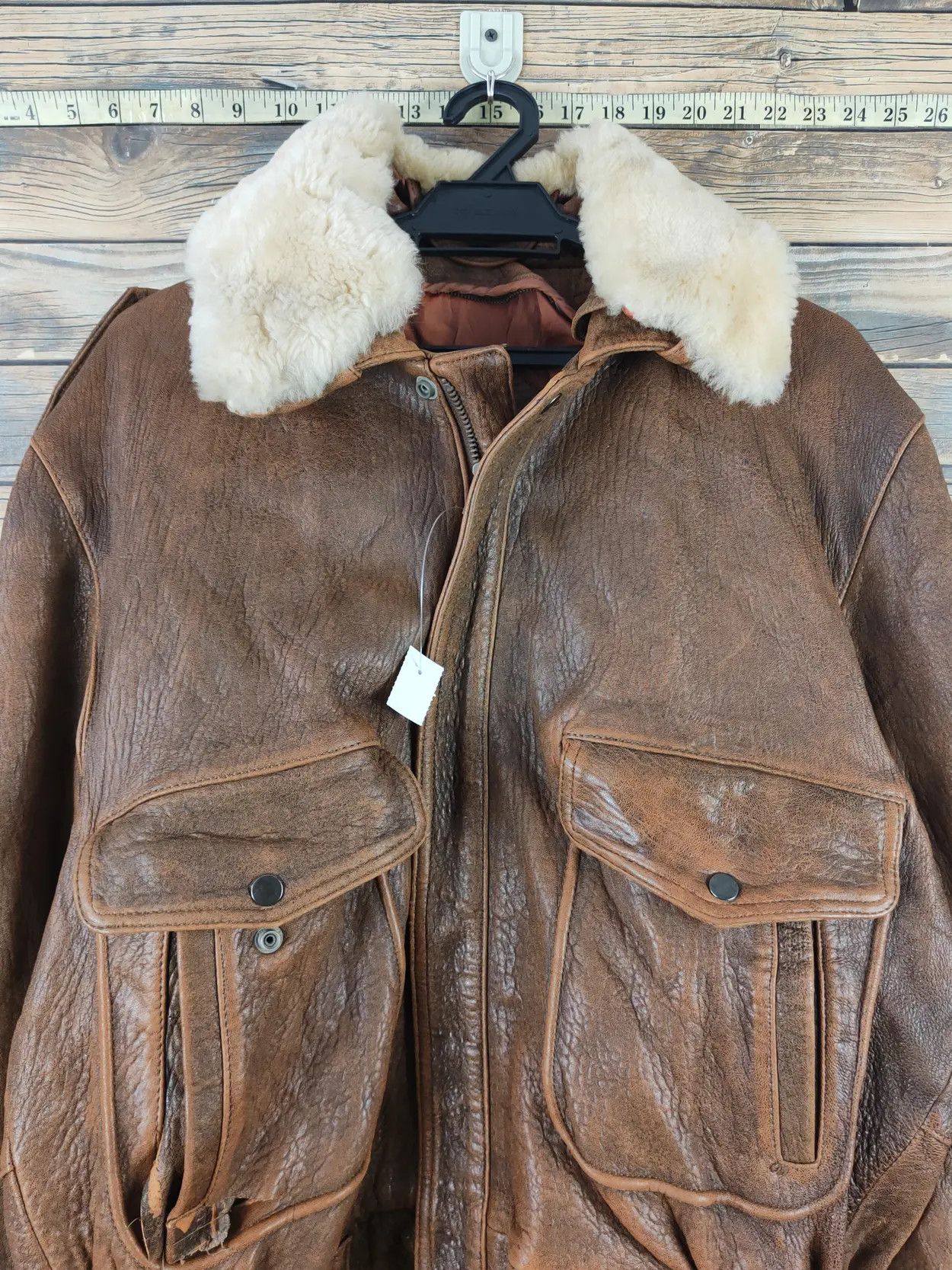 Vintage DL Bravery Chieftain Brown vintage Leather Jackets #W2260 Size US L / EU 52-54 / 3 - 2 Thumbnail