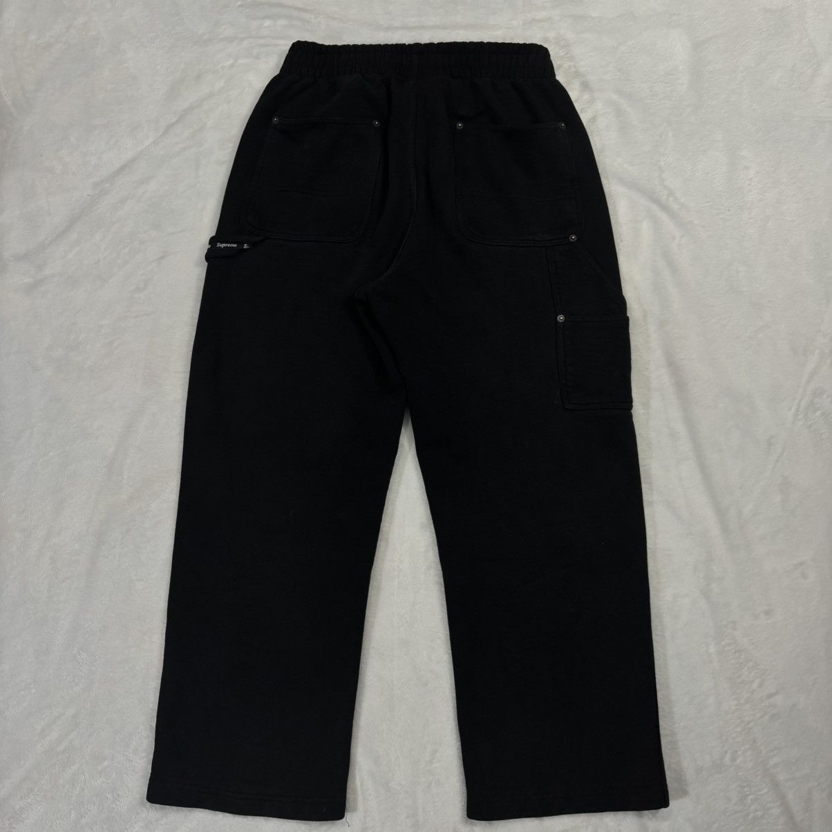 Supreme Supreme Baggy Sweatpants Double Knee Painter Black Mens S Size US 30 / EU 46 - 3 Thumbnail