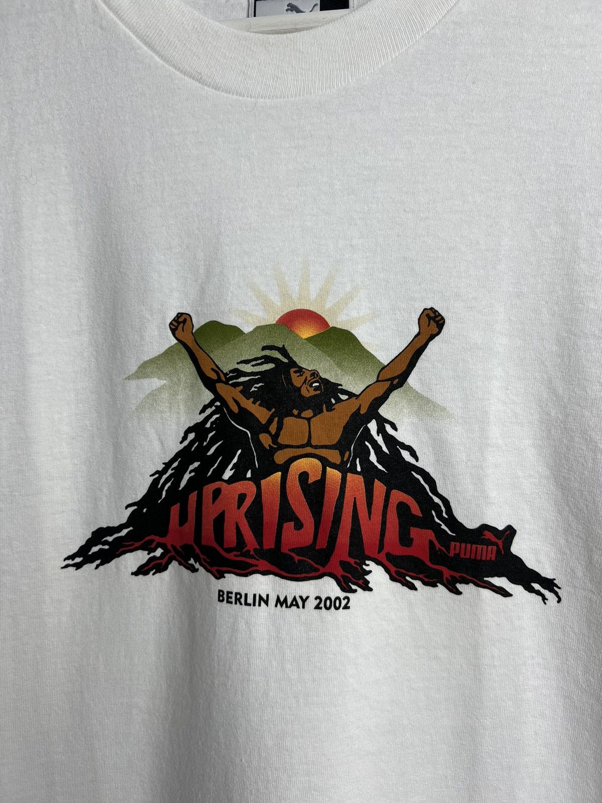 Bob Marley × Puma × Vintage Vintage early 2000s Puma Bob Marley uprising 2002 t-shirt L Size US L / EU 52-54 / 3 - 4 Thumbnail