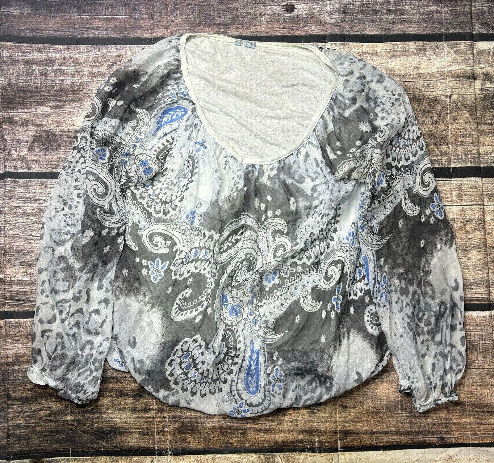 Other Stella Rosa Silk Blend Blouse Top Women's Large Sheer Italy Size L / US 10 / IT 46 - 1 Thumbnail