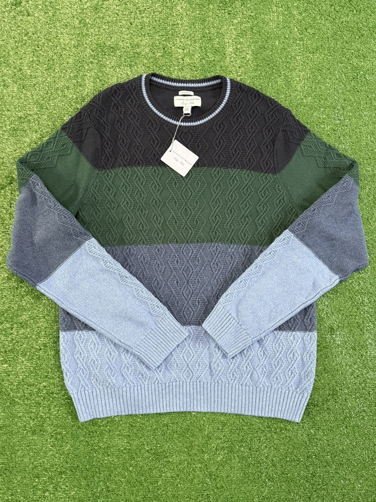 Joseph Abboud Joseph Abboud Indigo Blue Edition Men’s Crew Neck Sweater Size US XXL / EU 58 / 5 - 1 Thumbnail