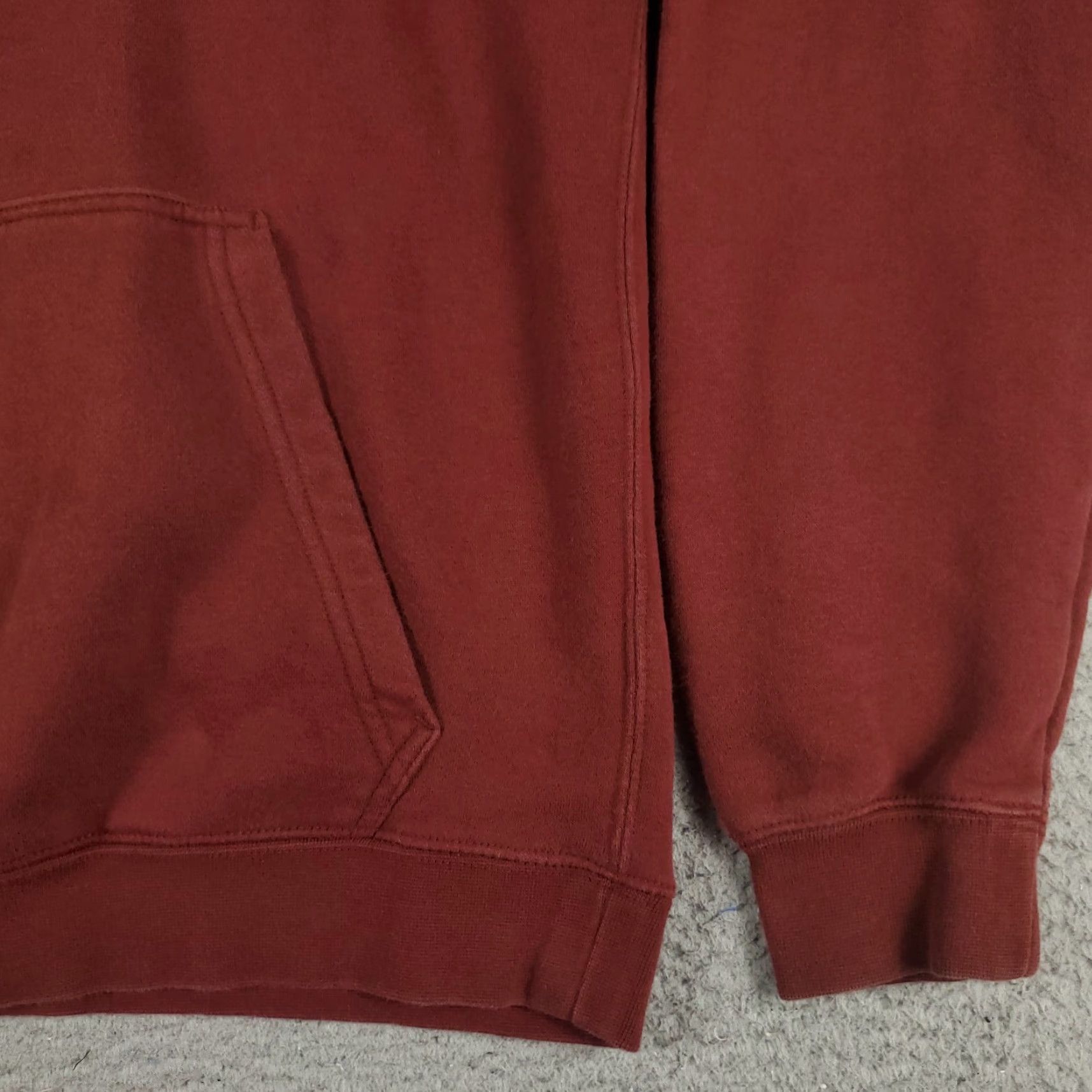 Nike Nike Hoodie Mens Small Red Pullover Sweatshirt S Sweatshirt Casual Hooded Long Sleeve Mock Neck Lace Up Button? Size US S / EU 44-46 / 1 - 4 Thumbnail