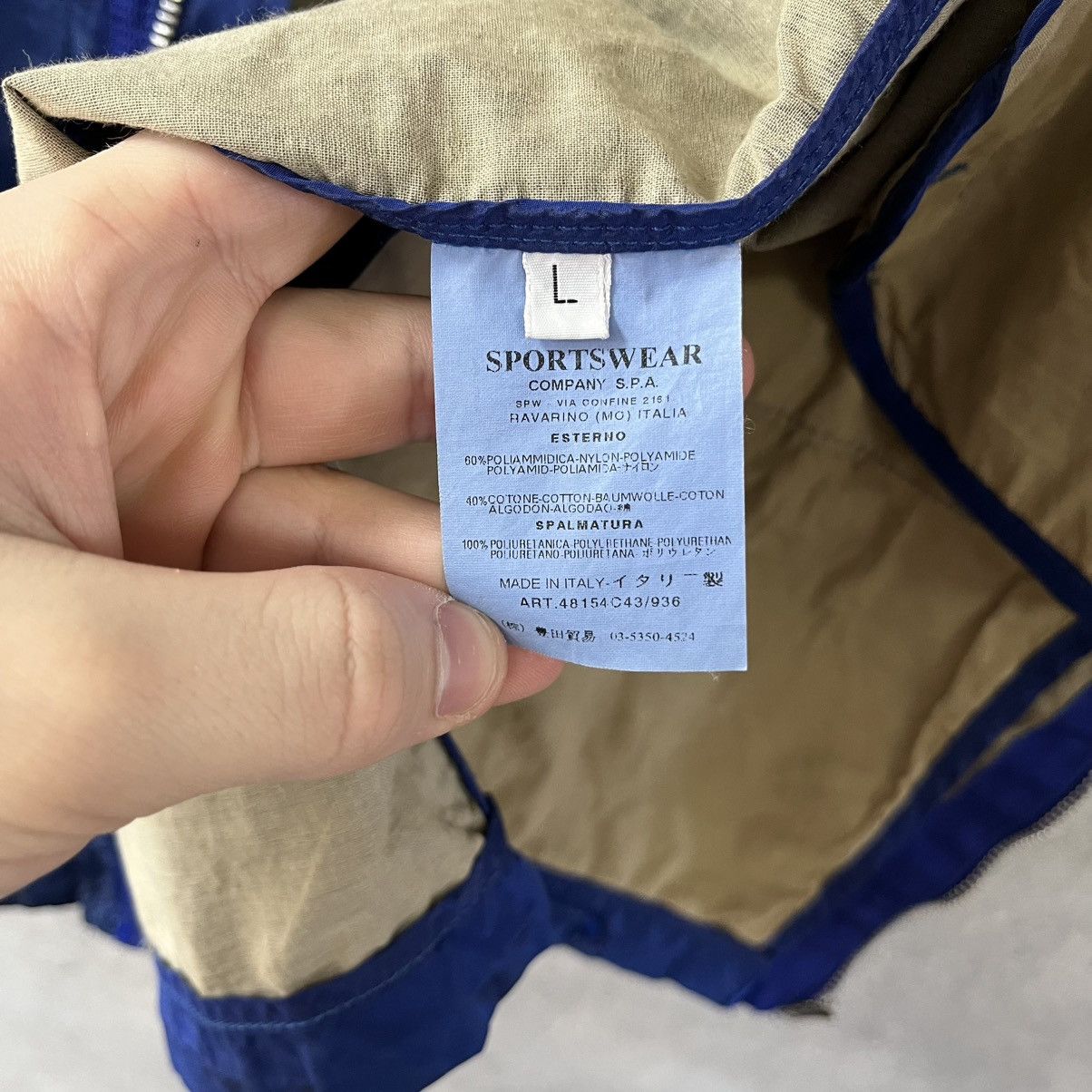 Stone Island Rare Vintage Stone Island jacket soft shell Nylon Blue Size US L / EU 52-54 / 3 - 24 Thumbnail