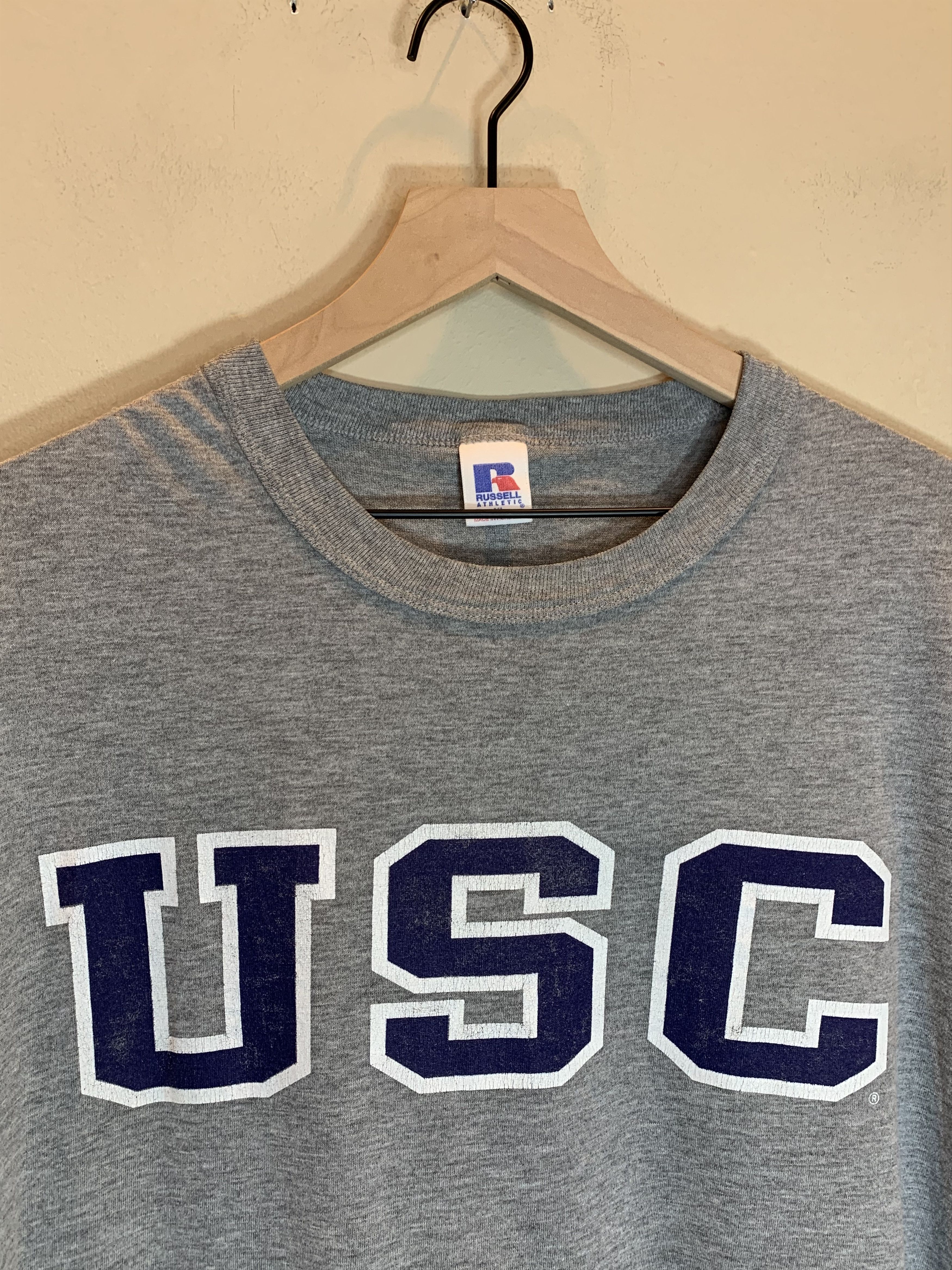 Russell Athletic *RARE* Vintage USC Trojans Collegiate Russell T-Shirt Size US XL / EU 56 / 4 - 2 Thumbnail