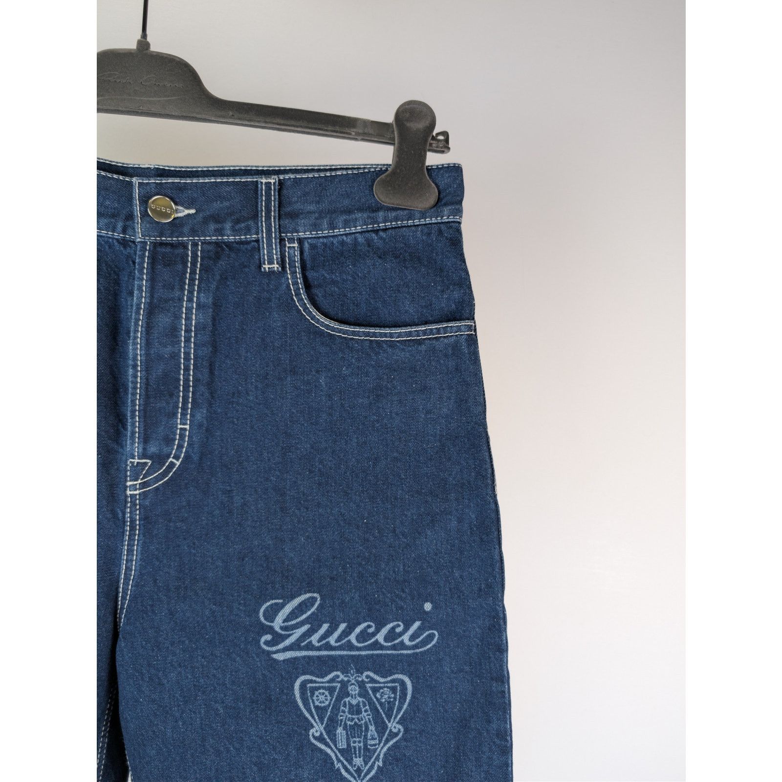 Gucci o1rshd1 Denim Shorts in Blue Size US 34 / EU 50 - 3 Thumbnail