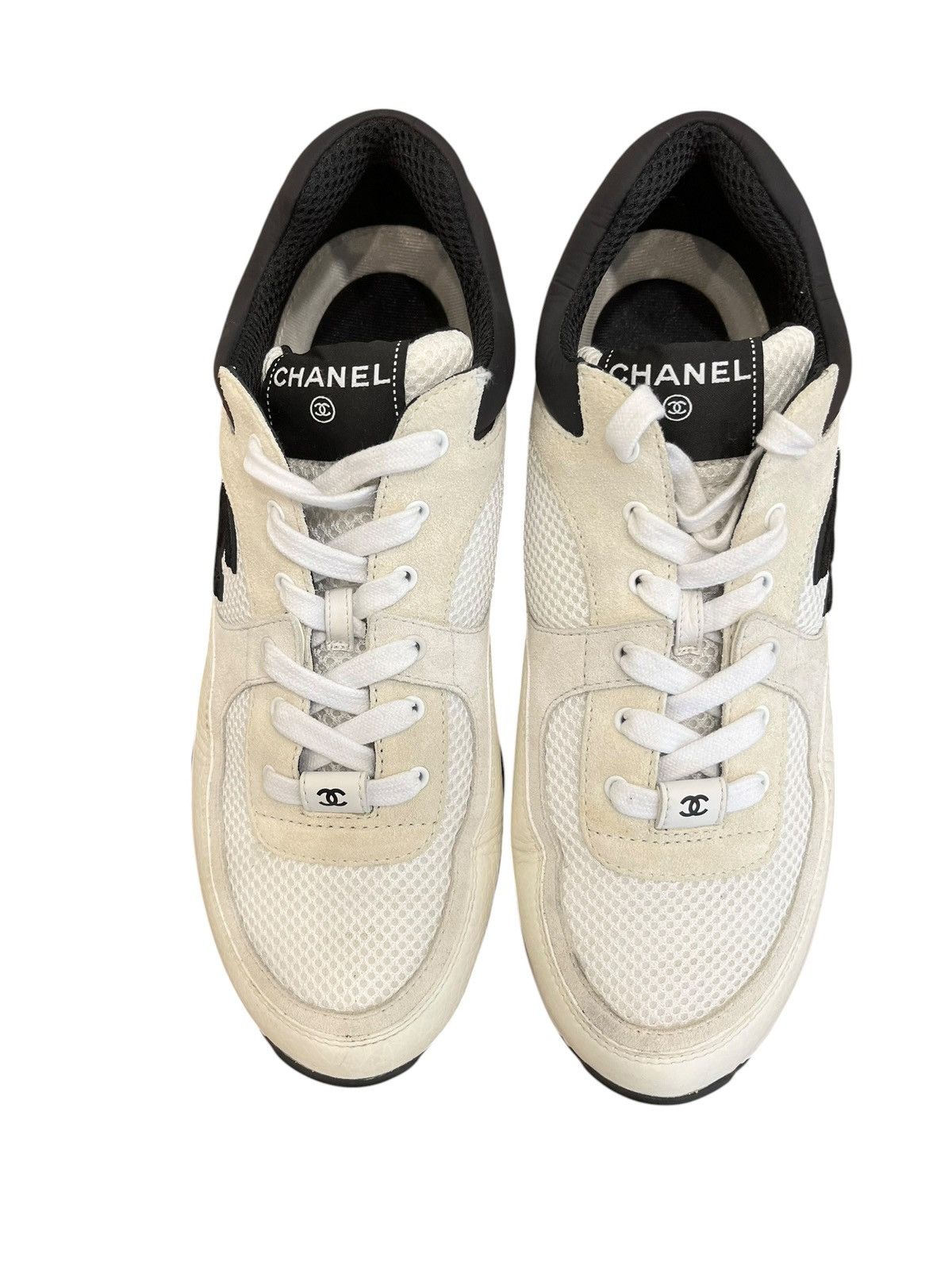 Chanel Chanel CC Logo Trainers Size US 11 / IT 41 - 5 Thumbnail