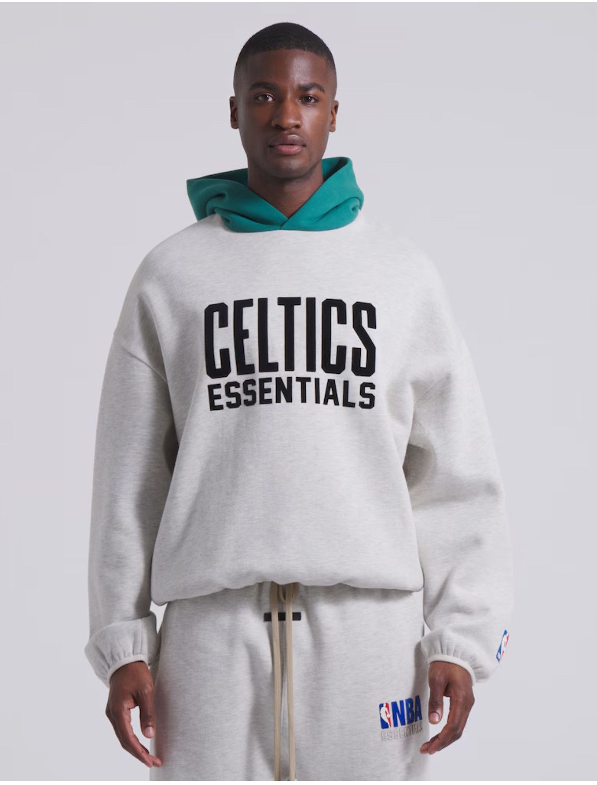 Essentials × Fear of God × NBA Boston Celtics Fear Of God Essentials Hoodie Size US XL / EU 56 / 4 - 2 Thumbnail