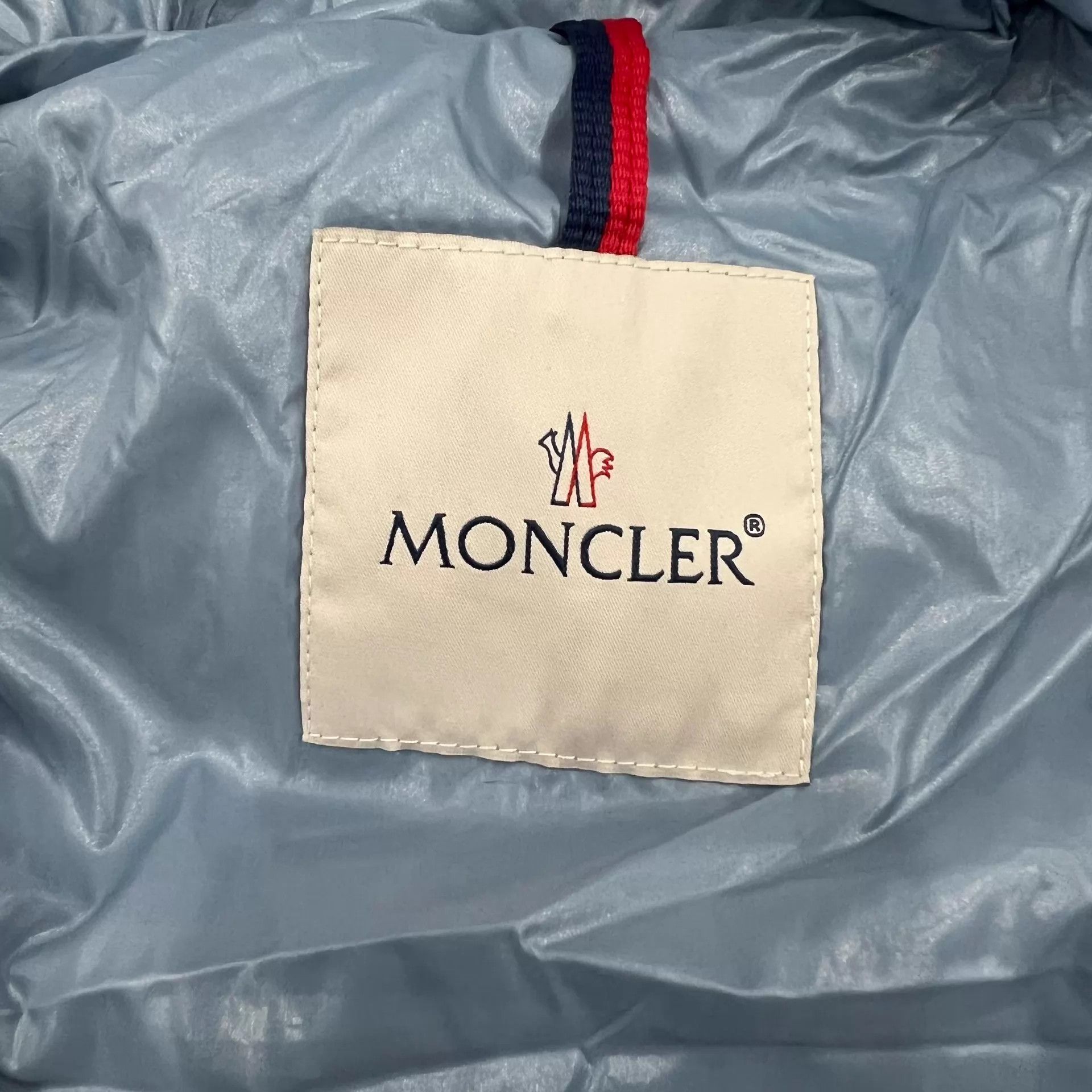 Moncler Moncler oversized puffer jacket logo mist blue 0 Size XS / US 0-2 / IT 36-38 - 6 Thumbnail