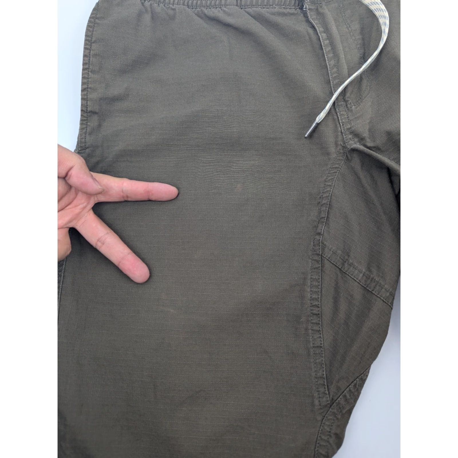 Vuori Vuori Jogger Pants Mens Large Green Ripstop Elastic Waist Travel Casual V412 Size US 33 - 3 Thumbnail