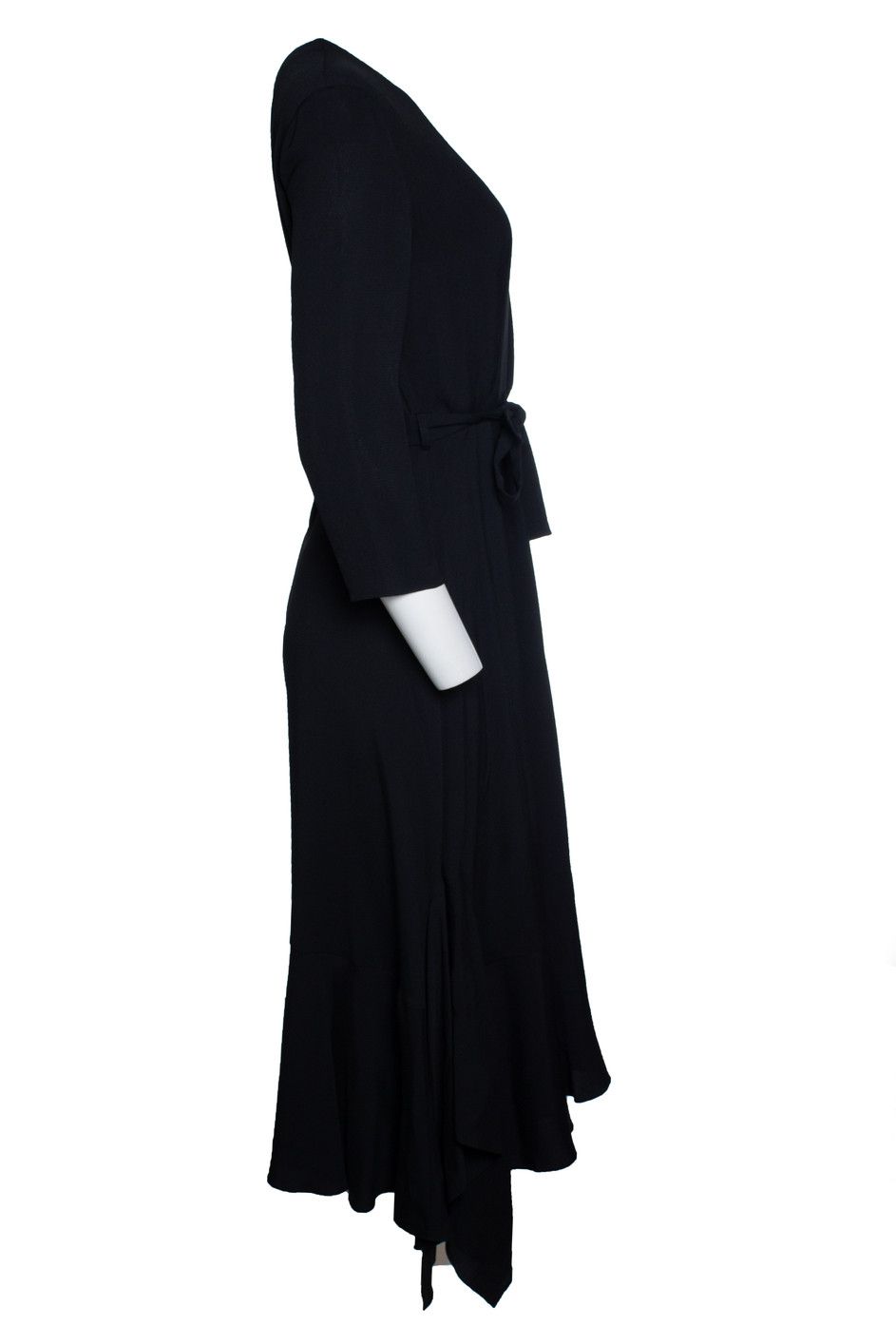 Hermes Hermes, black maxi dress with belt Size S / US 4 / IT 40 - 4 Thumbnail