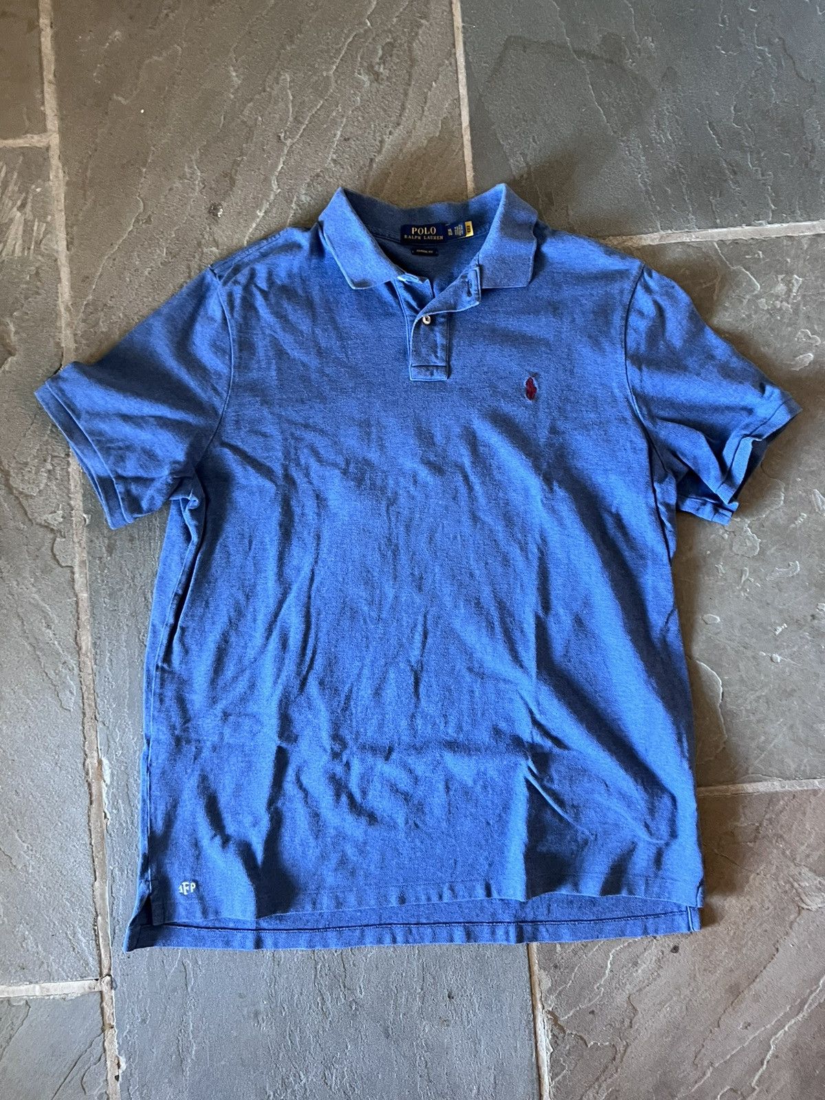 Polo Ralph Lauren Blue heathered polo shirt golf xl Size US XL / EU 56 / 4 - 1 Thumbnail