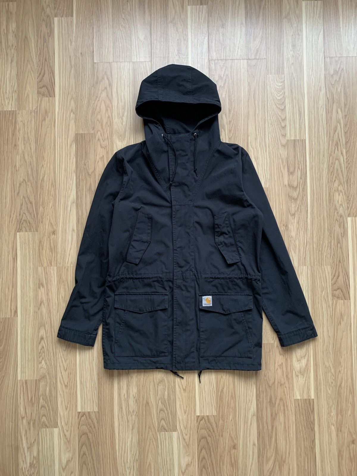 image of Carhartt Light Jacket Parka in Black, Men's (Size Small)