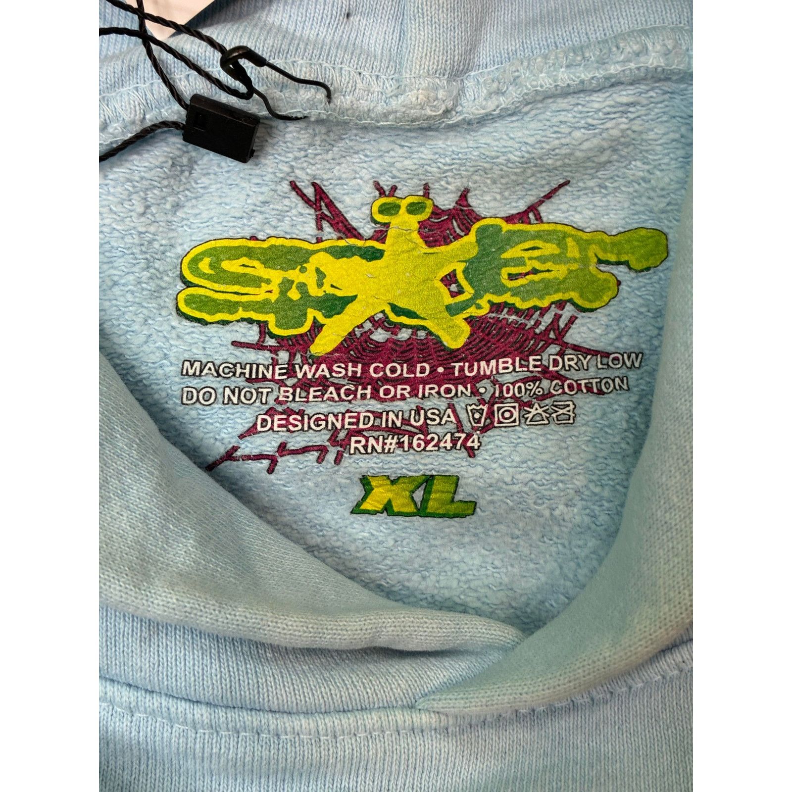 Other Sp5der Grey Blue Rhinestone Hoodie Size US XL / EU 56 / 4 - 4 Thumbnail