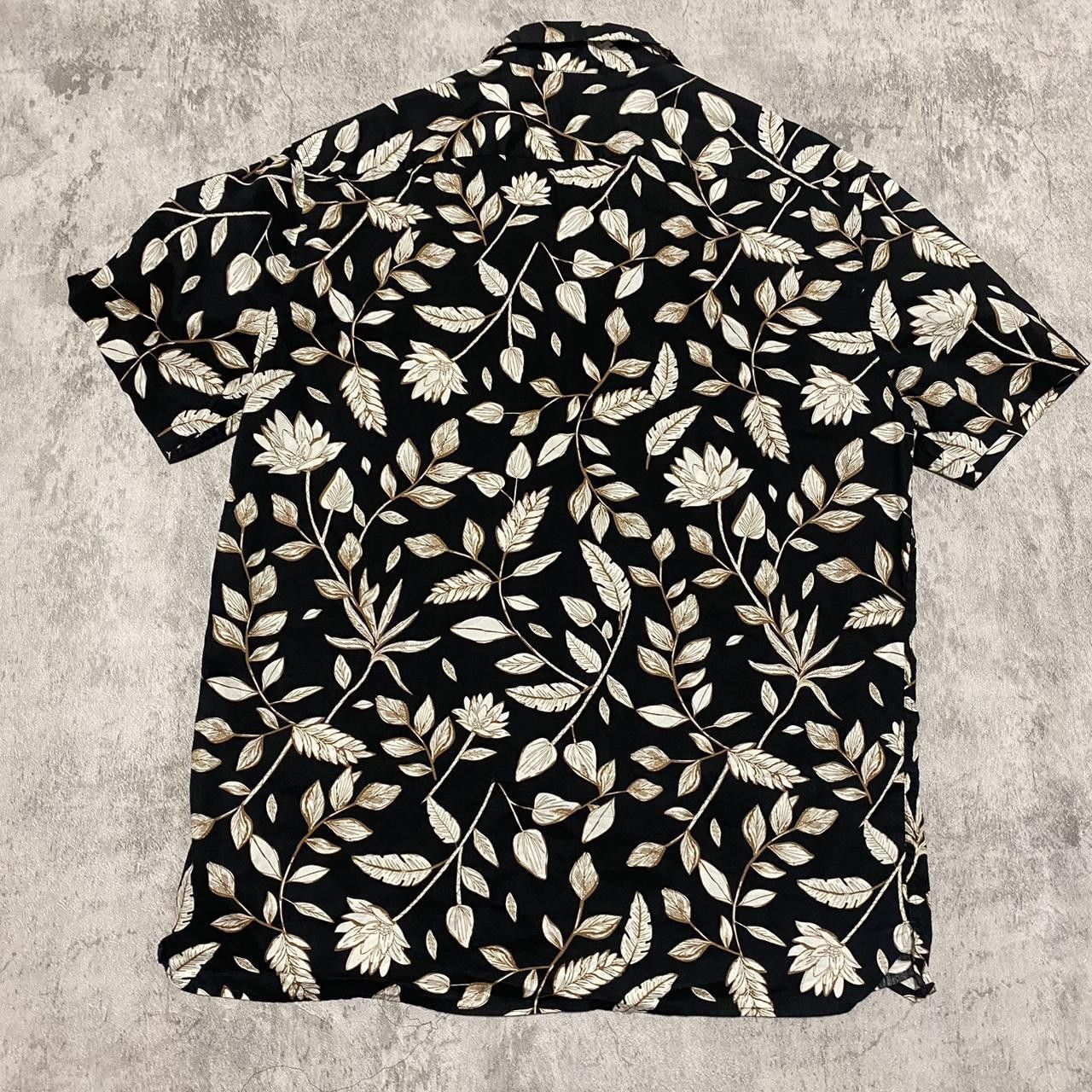 Other Black and tan floral button-up shirt #floralshirt Vintage Size US M / EU 48-50 / 2 - 2 Thumbnail