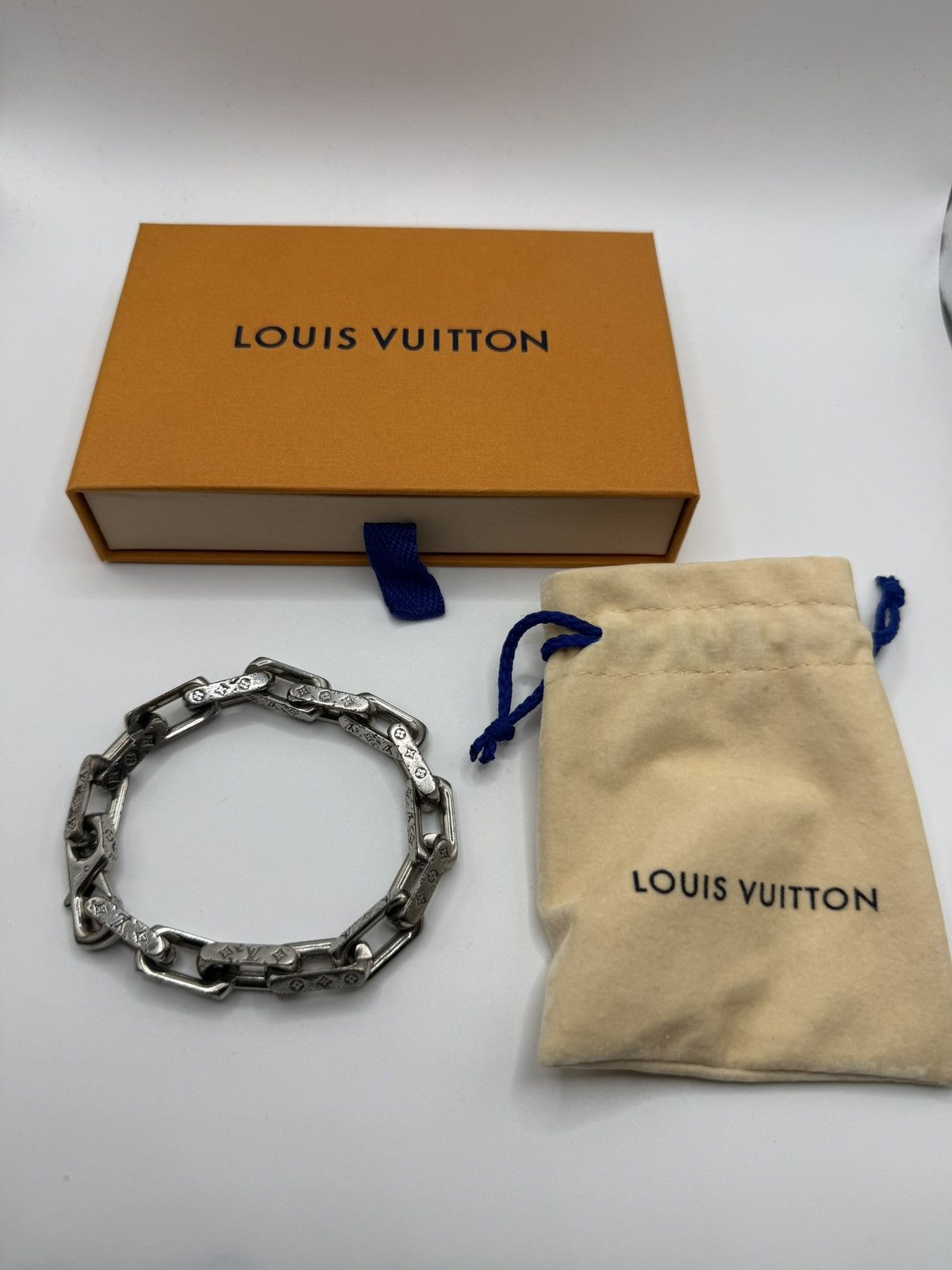 Louis Vuitton Louis Vuitton monogram bracelet size L | Grailed