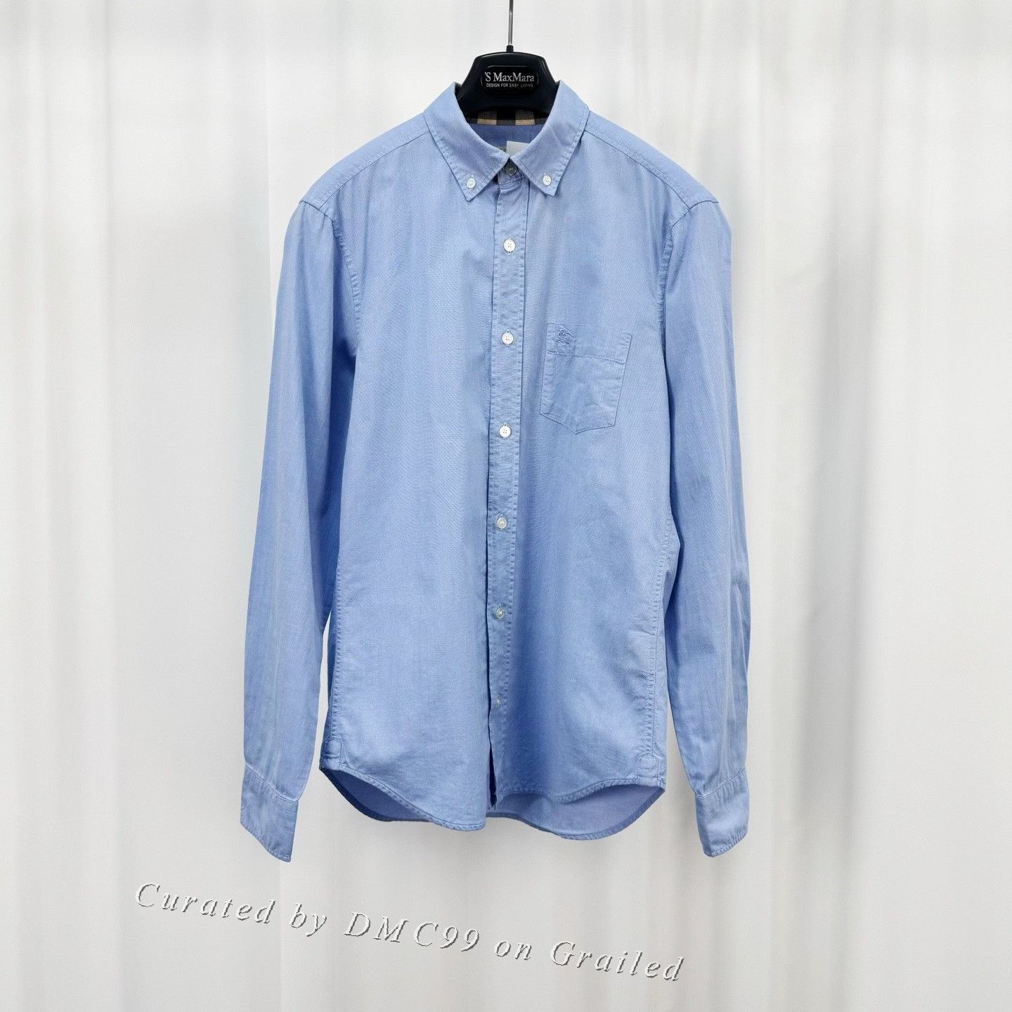 Burberry Burberry Embroidered Knight Check Long Sleeve Shirt Size US XS / EU 42 / 0 - 1 Thumbnail