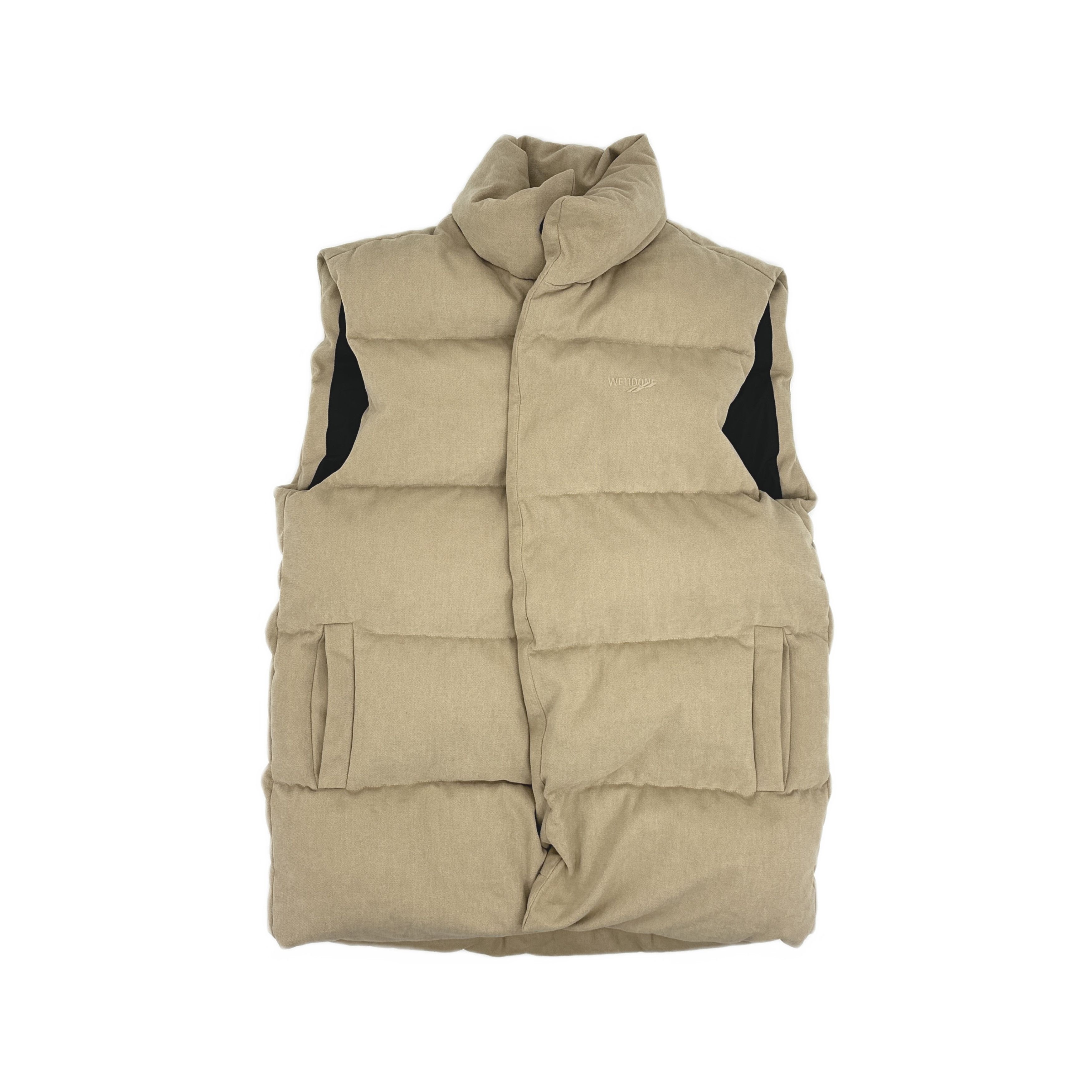 WE11DONE WE11DONE Beige Down Vest Size S Size US S / EU 44-46 / 1 - 1 Thumbnail