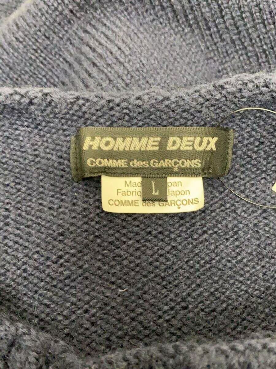 Comme des Garcons × Comme des Garcons Homme Deux Cable Knit Wool Knit Sweater Size US L / EU 52-54 / 3 - 4 Thumbnail