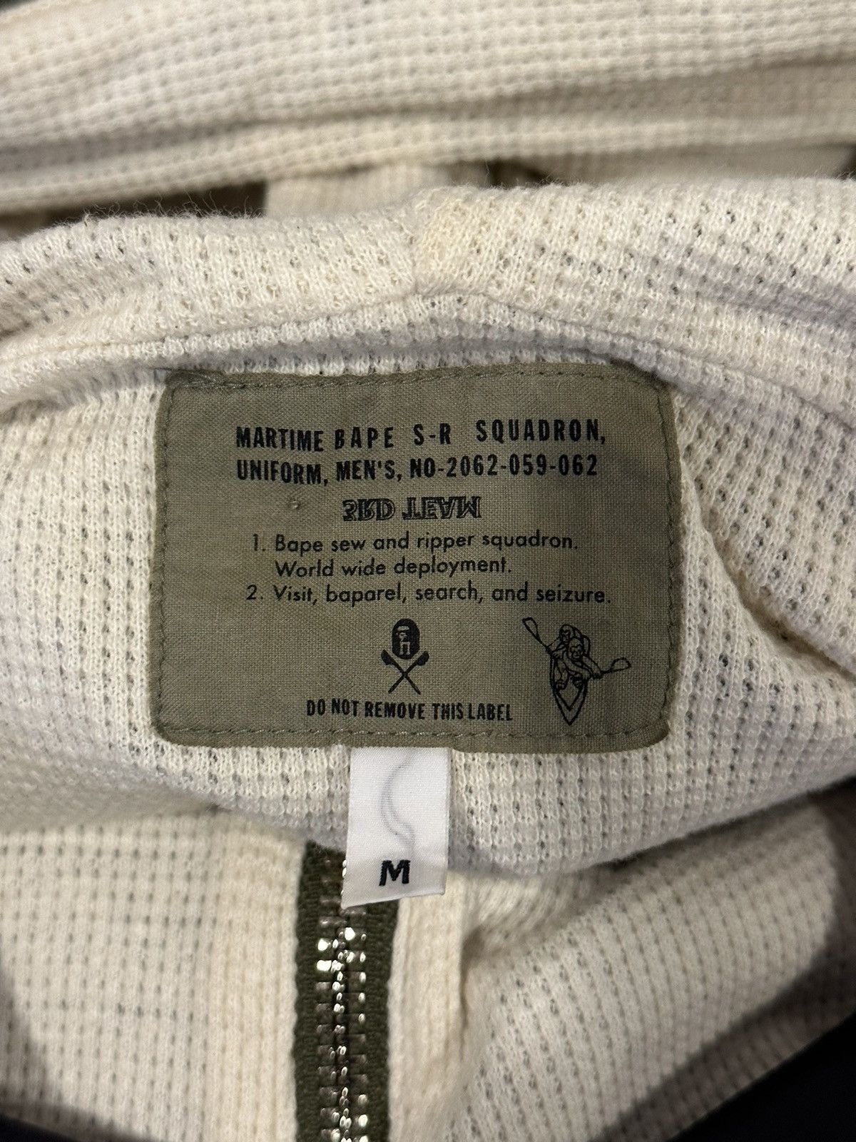 Bape Herringbone Shark Full Zip Hoodie Size US M / EU 48-50 / 2 - 7 Thumbnail