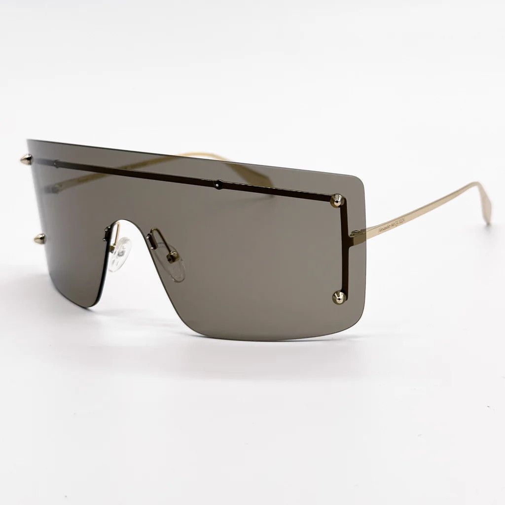 Alexander McQueen ALEXANDER MCQUEEN Spike Studs metal mask sunglasses Size ONE SIZE - 1 Thumbnail