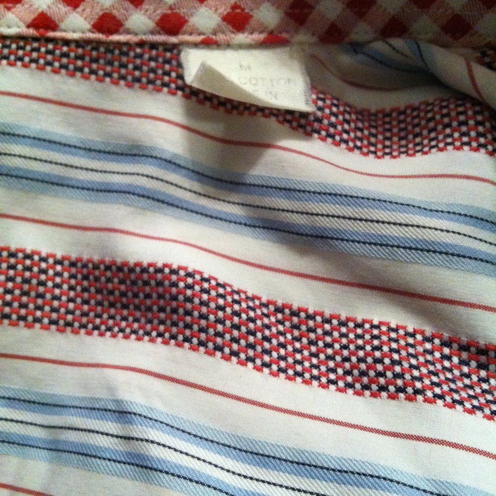 Neiman Marcus NEIMAN MARCUS MEN'S COTTON CASUAL SHIRT SIZE: M Size US M / EU 48-50 / 2 - 12 Thumbnail