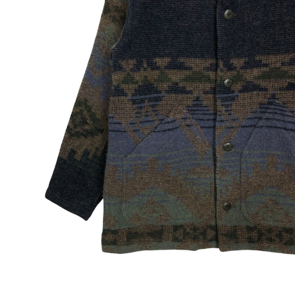 L.L. Bean 🔥VINTAGE WOOL CHORE WORK JACKET L.L.BEAN NAVAJO AZTEC NATIVE Size US M / EU 48-50 / 2 - 6 Thumbnail