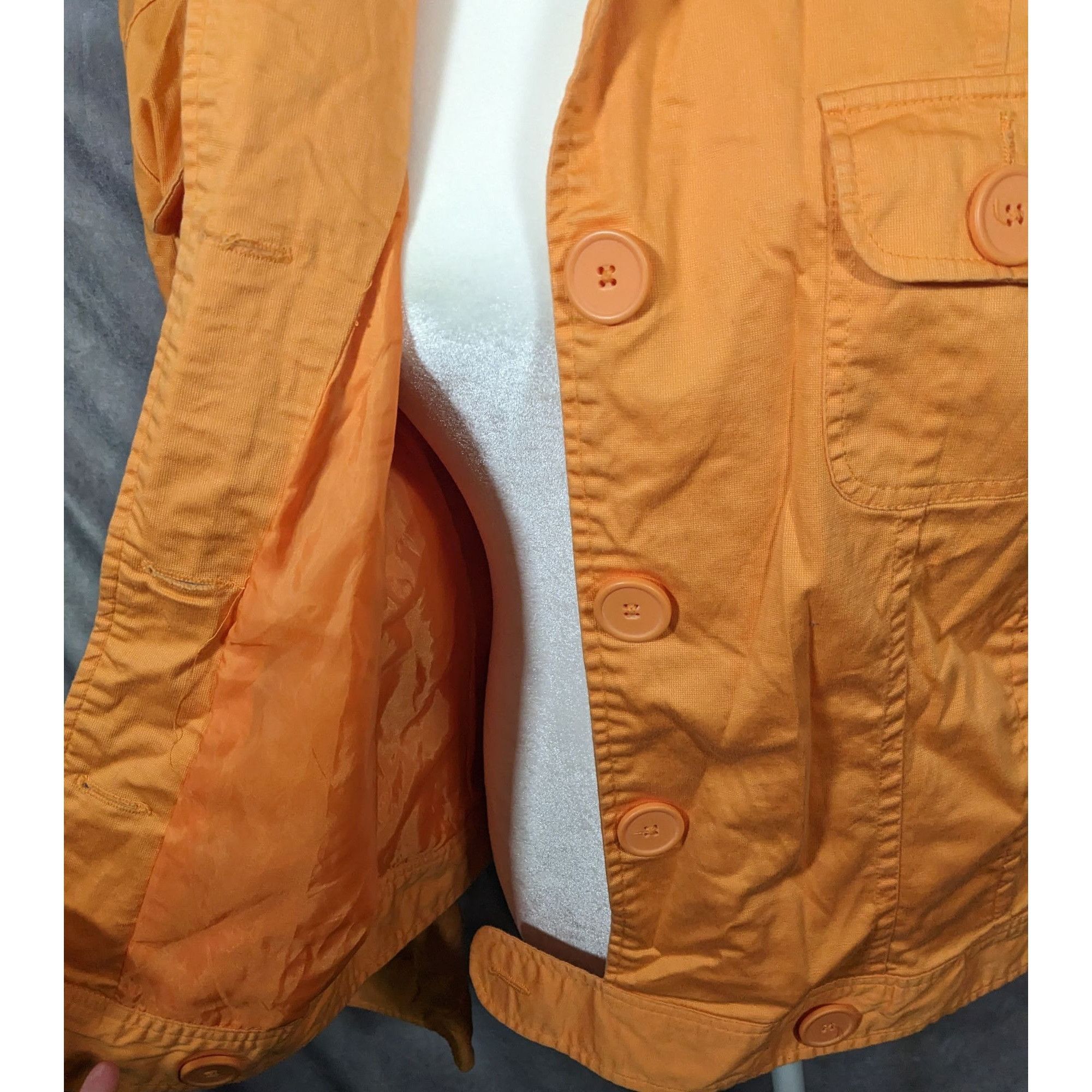 Other Vintage 90s Metrostyle Orang Button Down Jacket Size XXL / US 16-18 / IT 52-54 - 11 Thumbnail