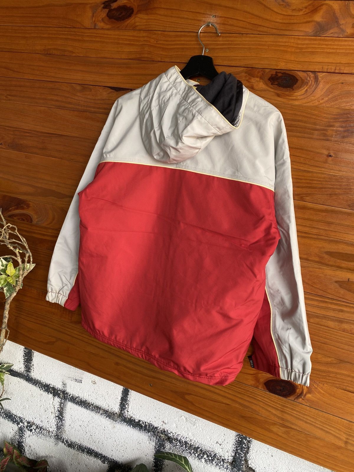 Japanese Brand Vintage CHUR Snowboarding Generation Hooded Jacket Red Grey Size M / US 6-8 / IT 42-44 - 16 Thumbnail