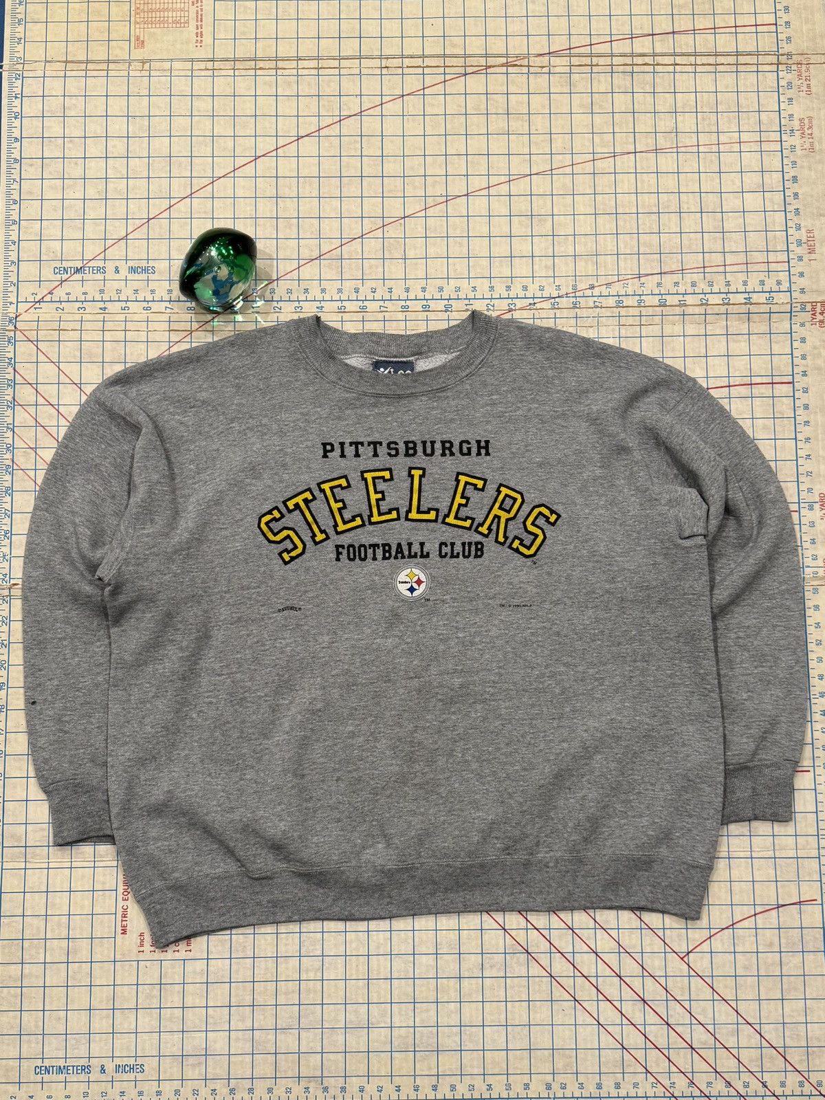 NFL Vintage Lee Sport Pittsburg Steelers Crewneck Sweater XXL Size US XXL / EU 58 / 5 - 2 Thumbnail