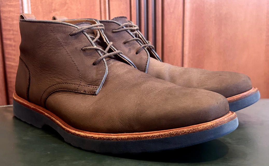 Clarks CLARKS Men's FULHAM HI BROWN LEATHER BOOTS #67498 SIZE 9.5 Size US 9.5 / EU 42-43 - 4 Thumbnail