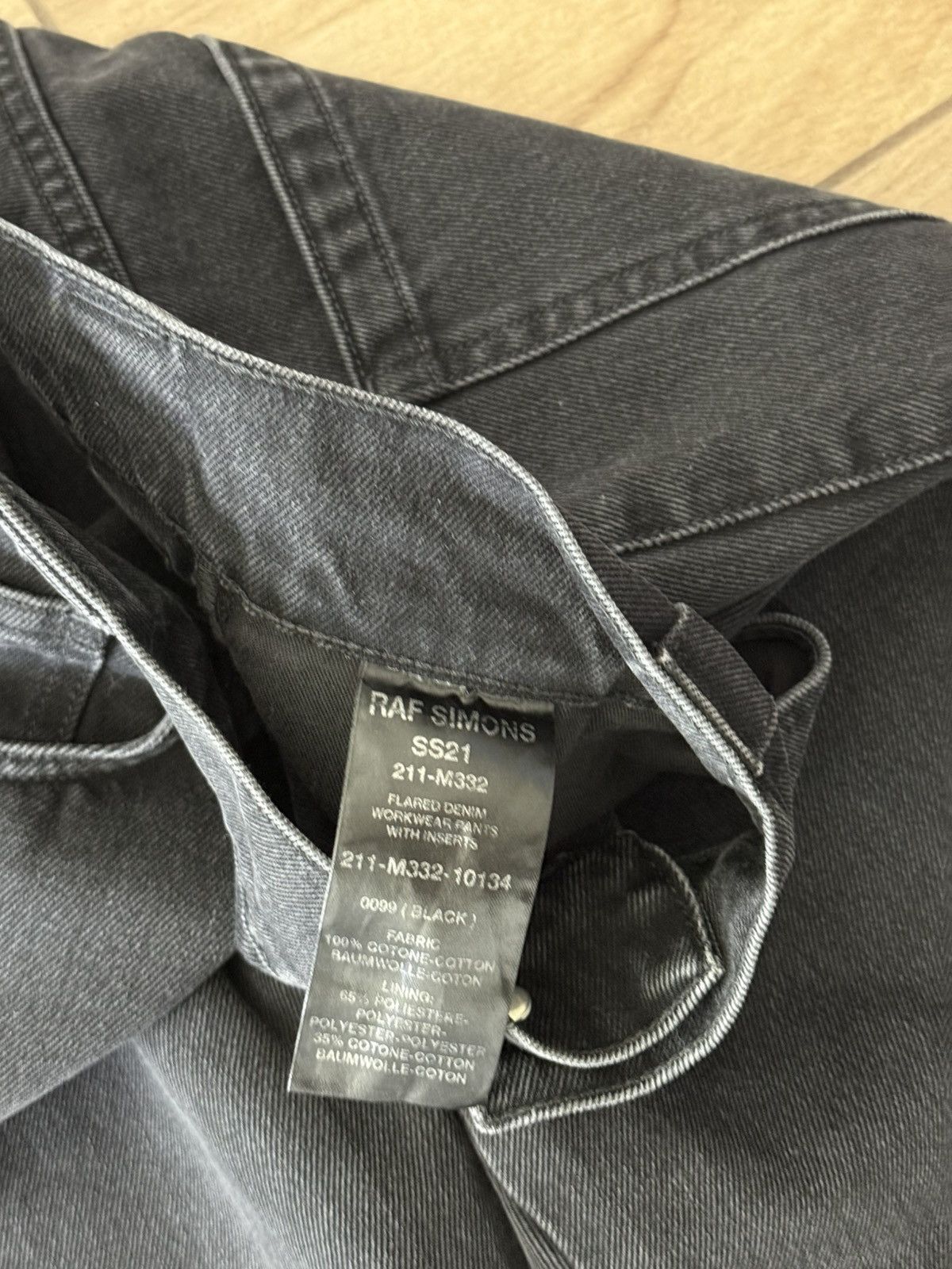 Raf Simons Raf Simons Flared Denim Workwear Pants Size US 33 - 5 Thumbnail