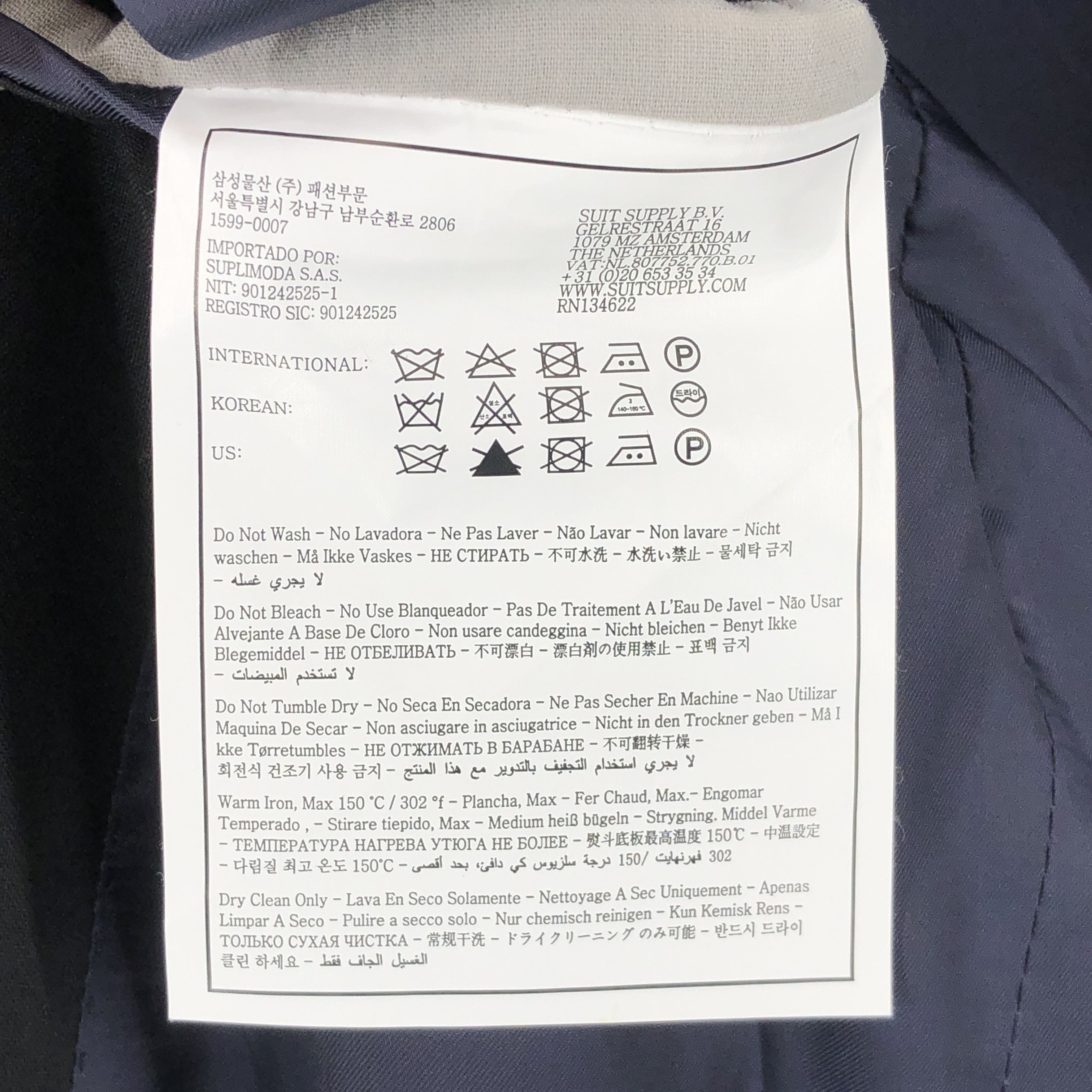 Suitsupply Napoli Single Breasted Wool Blazer Size EU:48; UK:38; US:38R Size 38R - 10 Thumbnail