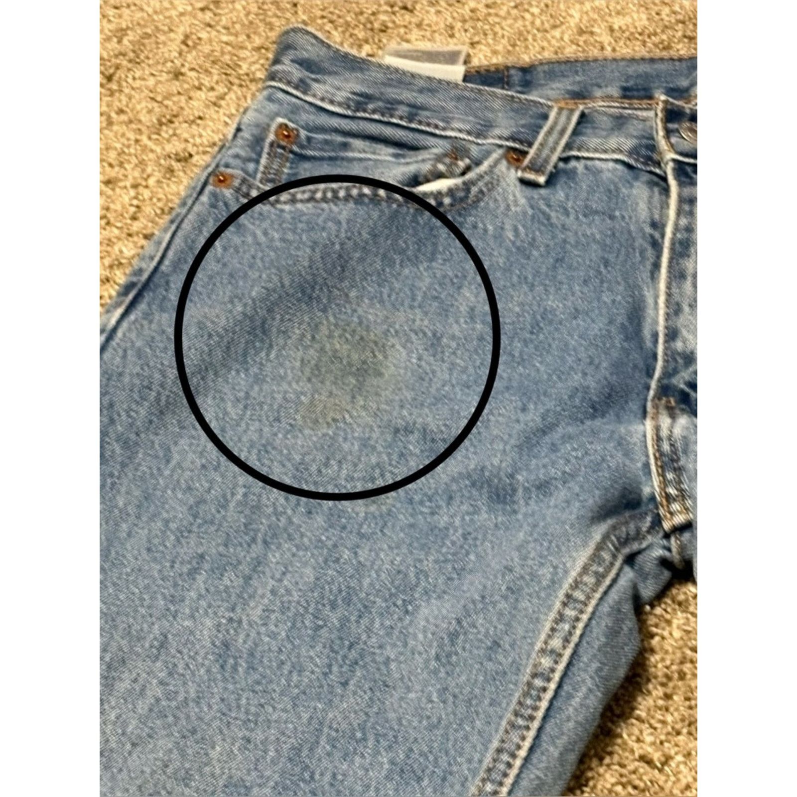 Levi's (Levi’s) 505 Vintage Straight Leg Jeans: Size W33 L34 Size US 33 - 5 Thumbnail