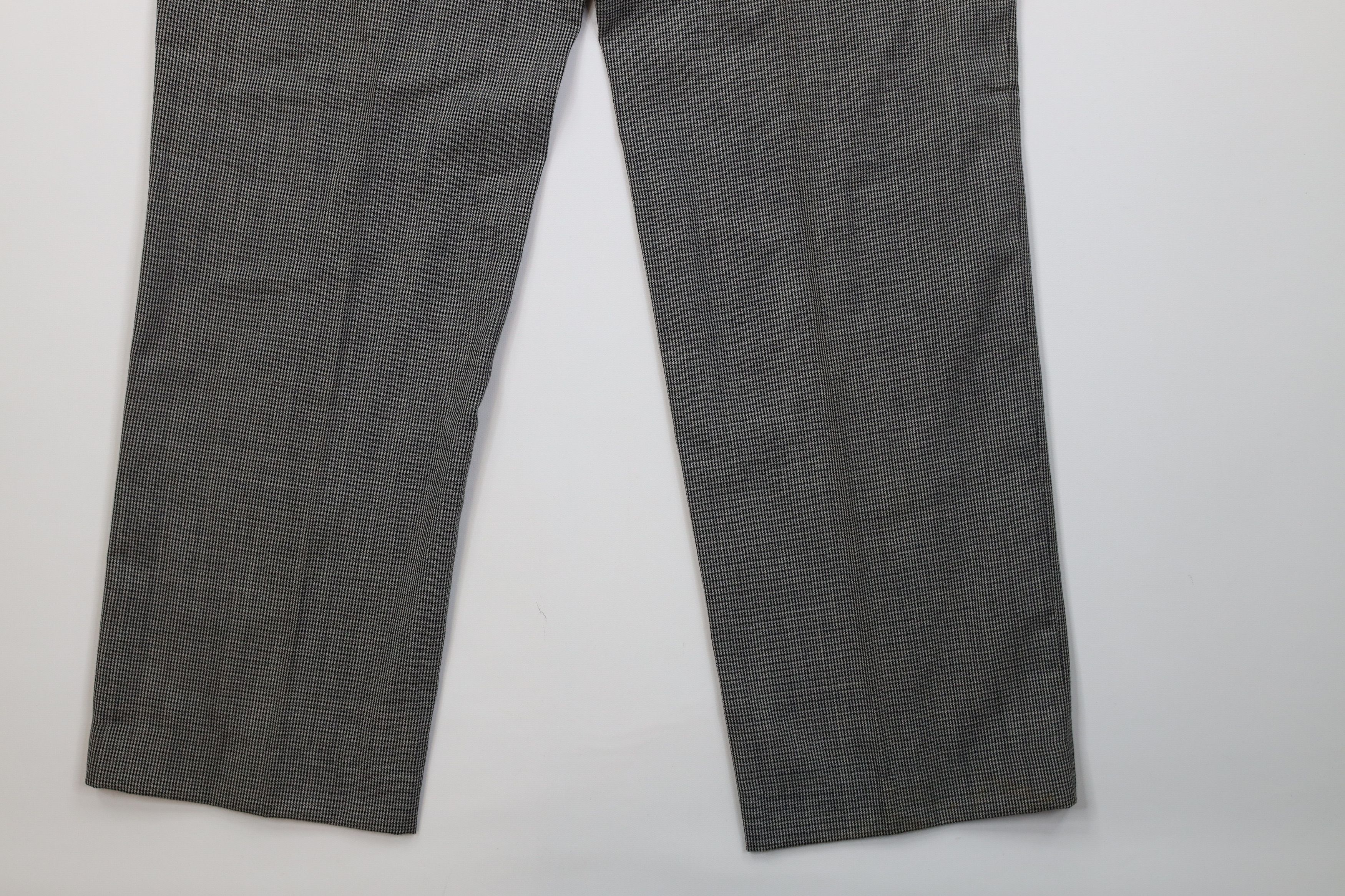 Vintage Vintage 70s Streetwear Houndstooth Wide Leg Chino Pants USA Size US 36 / EU 52 - 16 Thumbnail