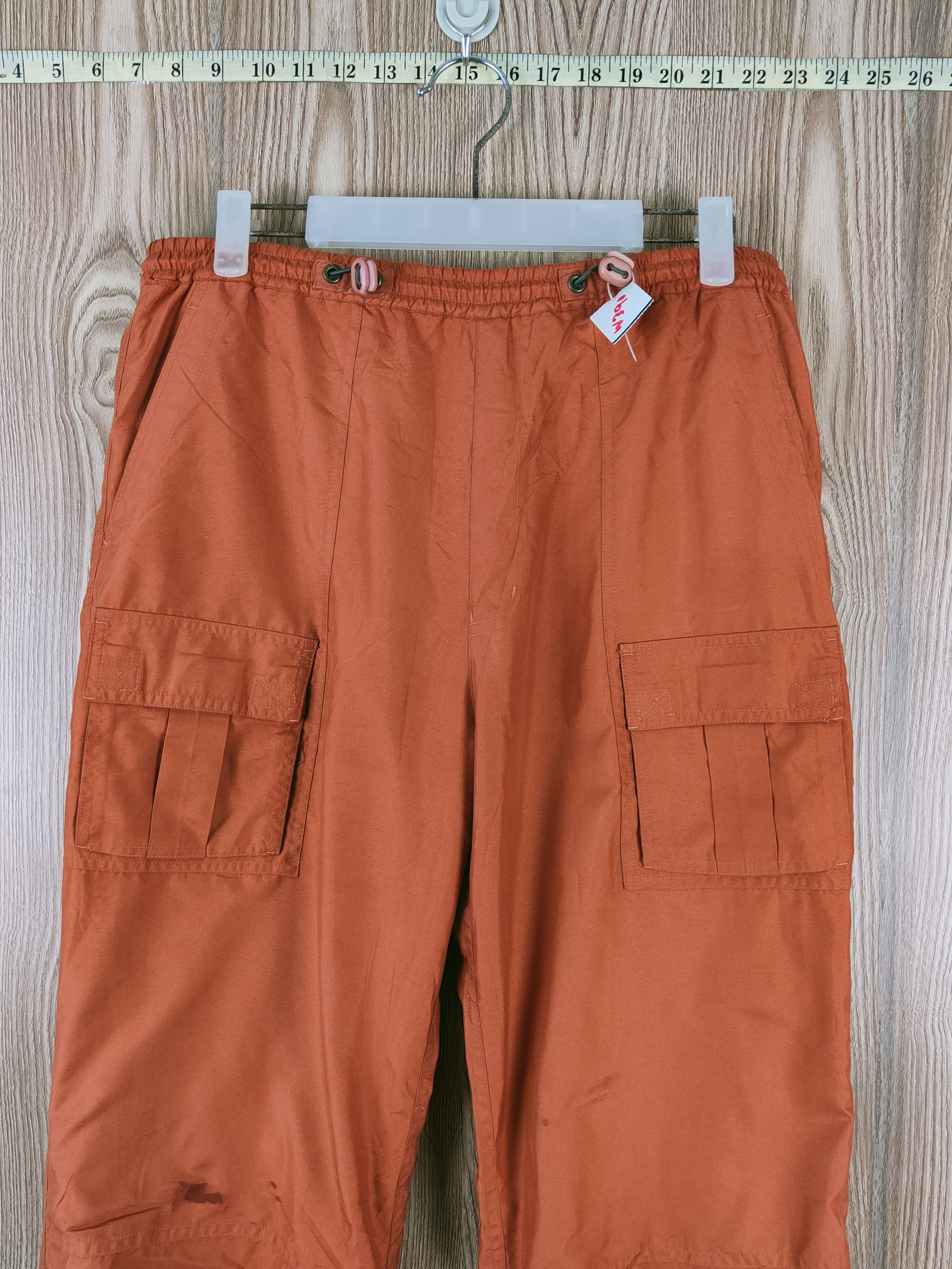 Japanese Brand Japanese Brand Orange Multipocket Sweatpants #W390 Size US 31 - 2 Thumbnail