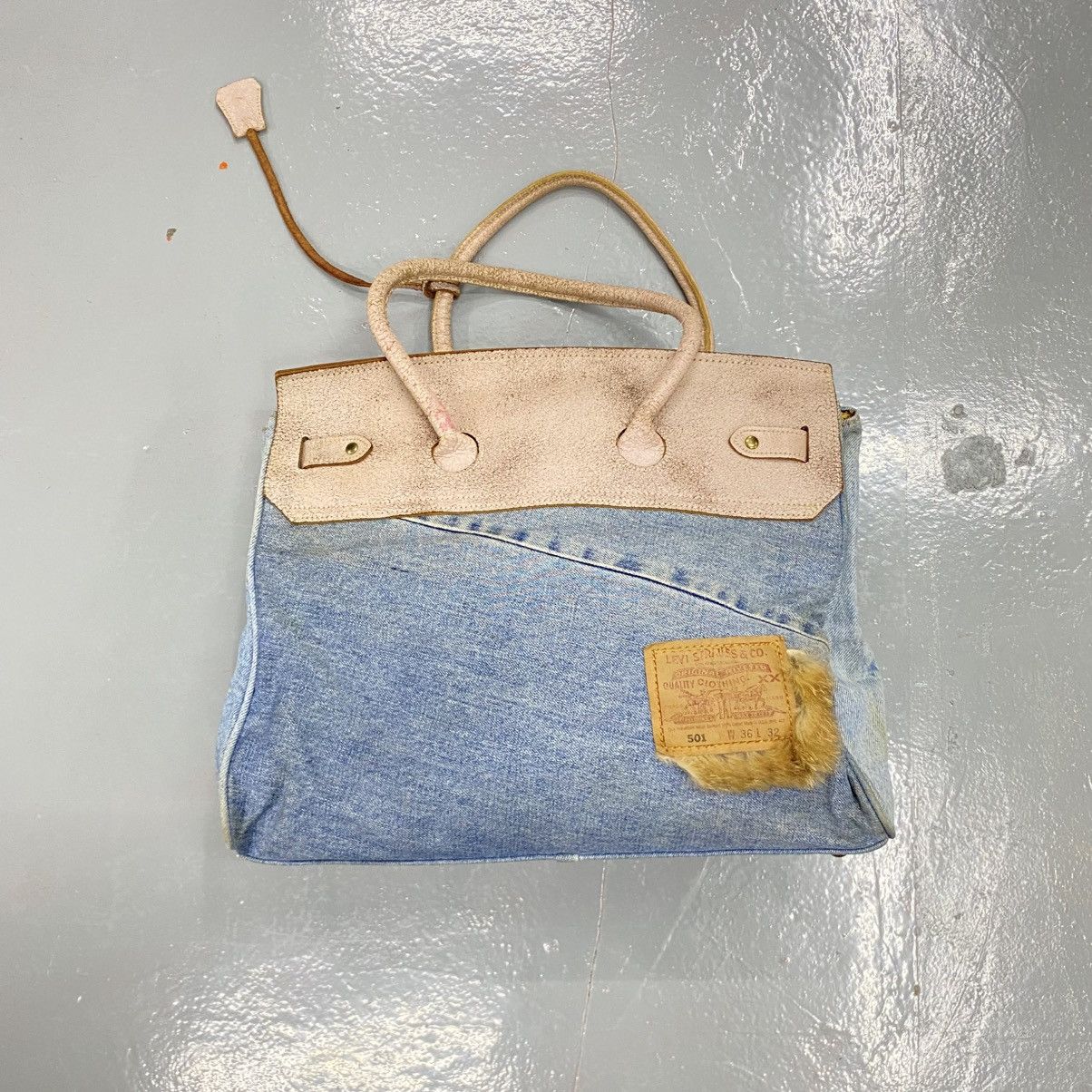 If Six Was Nine Vintage Rare LgB If Six Was Nine Denim Handbag Archive Punk Size ONE SIZE - 2 Thumbnail