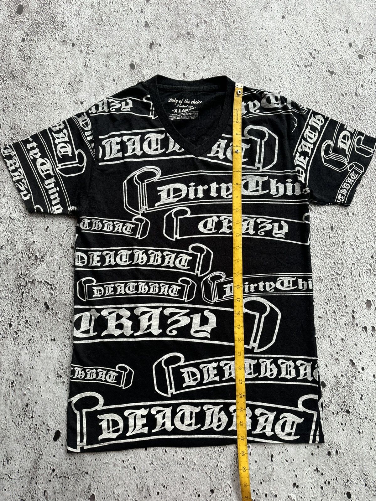 Hysteric Glamour Y2k Duty of the chcice Full Print Tshirt Size US XL / EU 56 / 4 - 9 Thumbnail