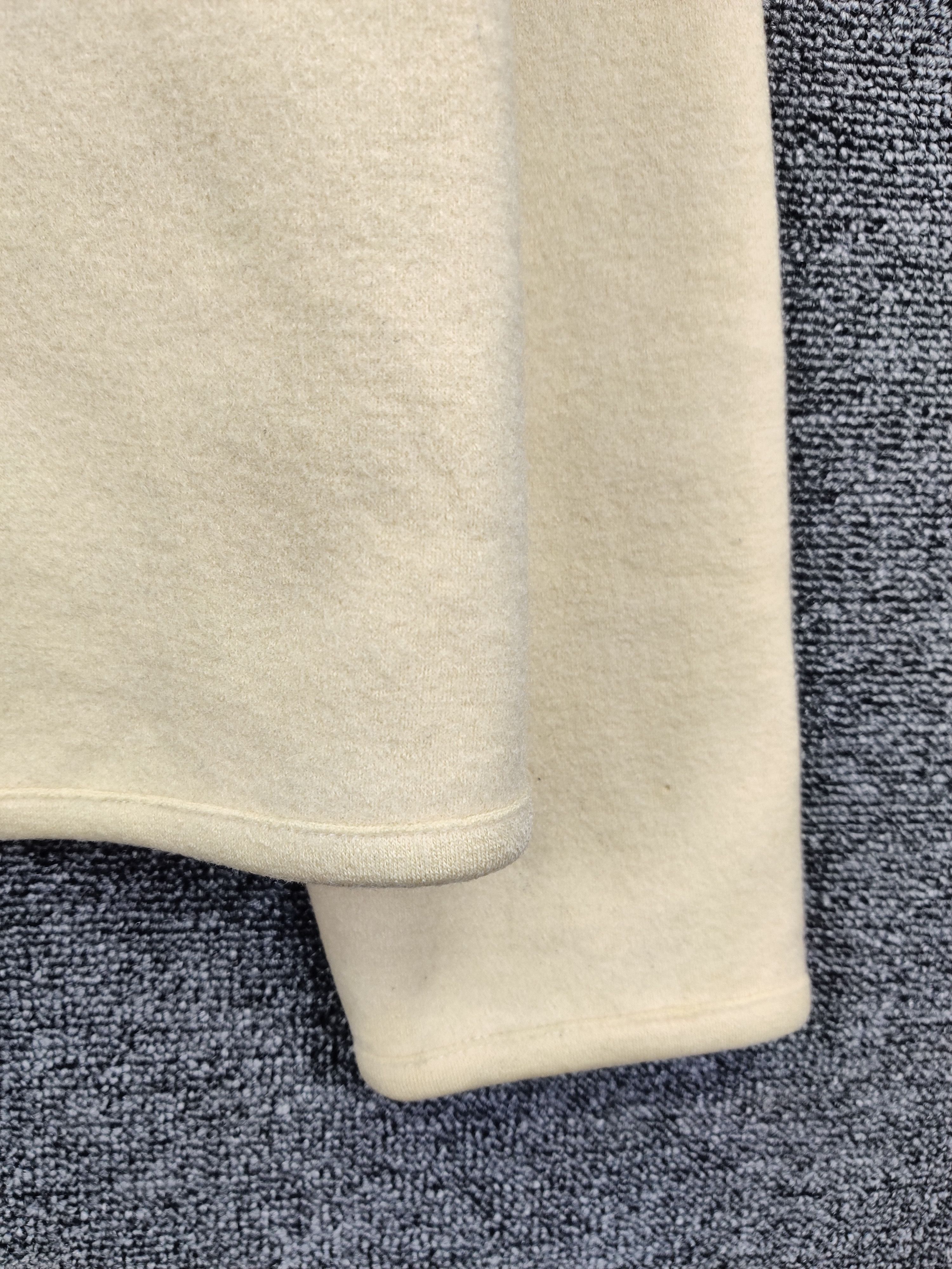 Comme des Garcons Vintage Comme Des Garcons Cream Double Breasted Coat Size US M / EU 48-50 / 2 - 3 Thumbnail