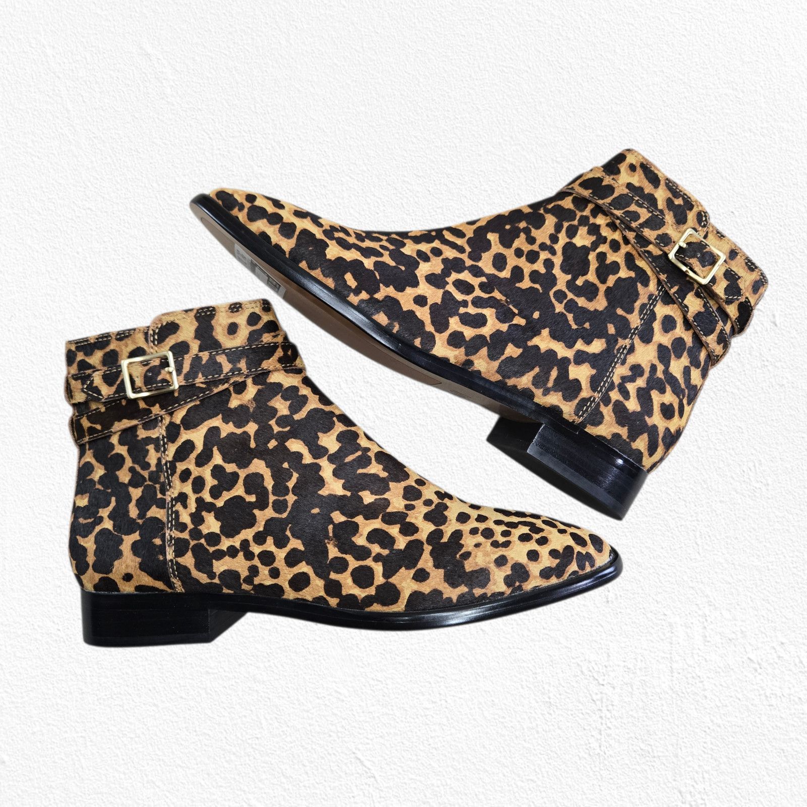J. Jill J Jill Leopard Haircalf Ankle Boots Size 8 Size US 8 / IT 38 - 13 Thumbnail