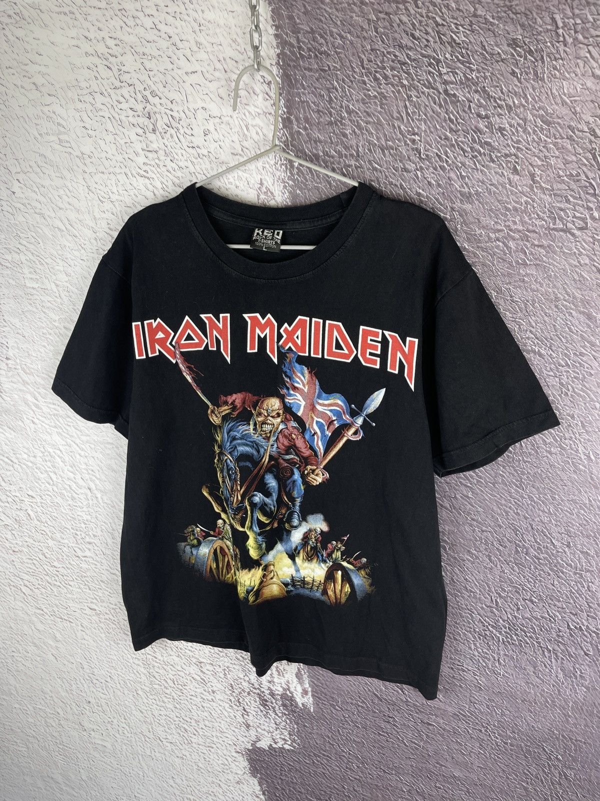 Band Tees Iron Maiden vintage y2k band tee shirt Great Britain Size US L / EU 52-54 / 3 - 2 Thumbnail