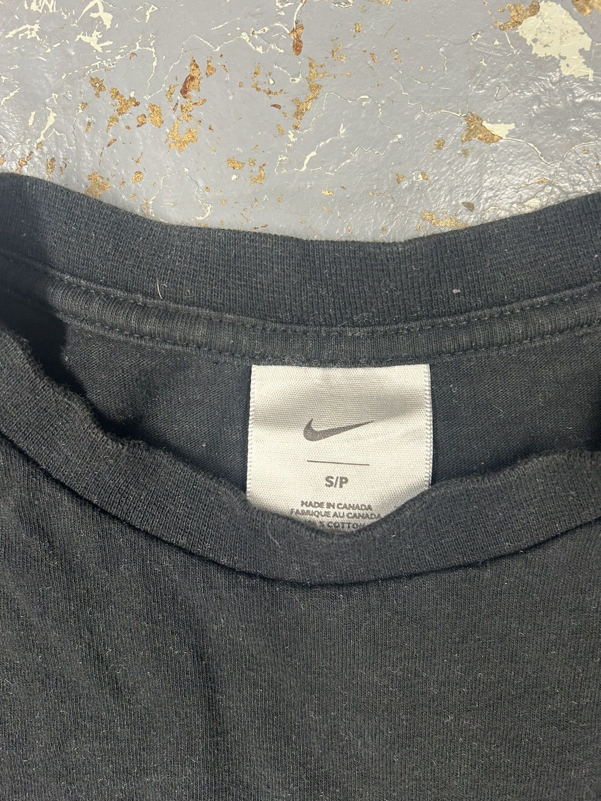 Nike × Vintage Crazy Vintage Y2K Essential Black Nike Swoosh Tee Shirt Size US M / EU 48-50 / 2 - 2 Thumbnail