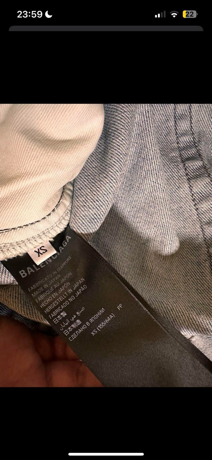 Balenciaga BALENCIAGA DIRTY BLUE BAGGY PANTS Size US 34 / EU 50 - 5 Thumbnail