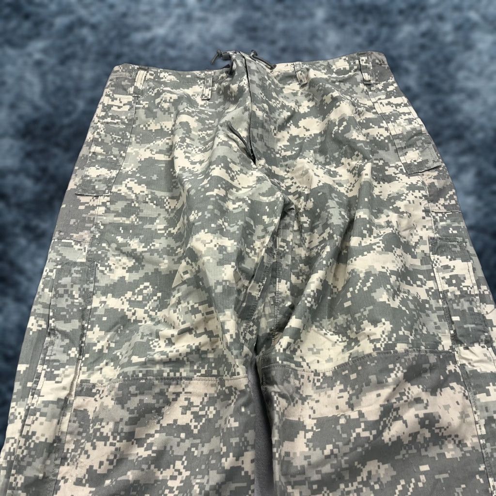 Rains ADS Cargo Pants Mens M Camouflage Green Gen III ECWCS Rain Waterproof Army Pants Mens Size US 31 - 1 Thumbnail