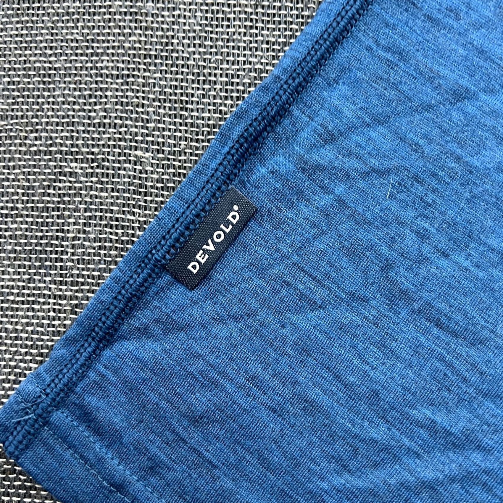 Vintage DEVOLD Neck Warmer 100% Merino Wool One Size Tube Scarf Outdoor Gaiter Unisex Adults Blue Balaclava Size ONE SIZE - 2 Thumbnail