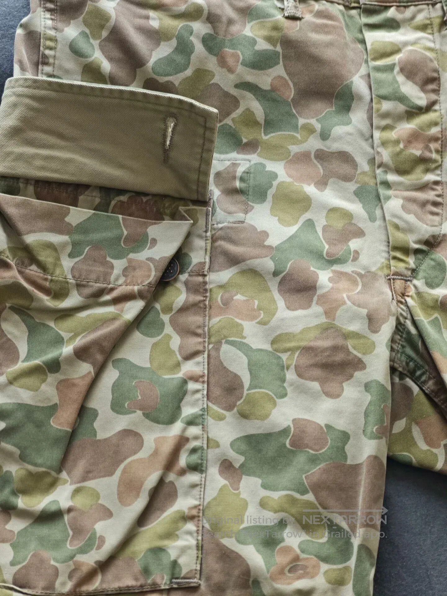 RRL Ralph Lauren RRL Camouflage Cargo Shorts. Size US 30 / EU 46 - 4 Thumbnail