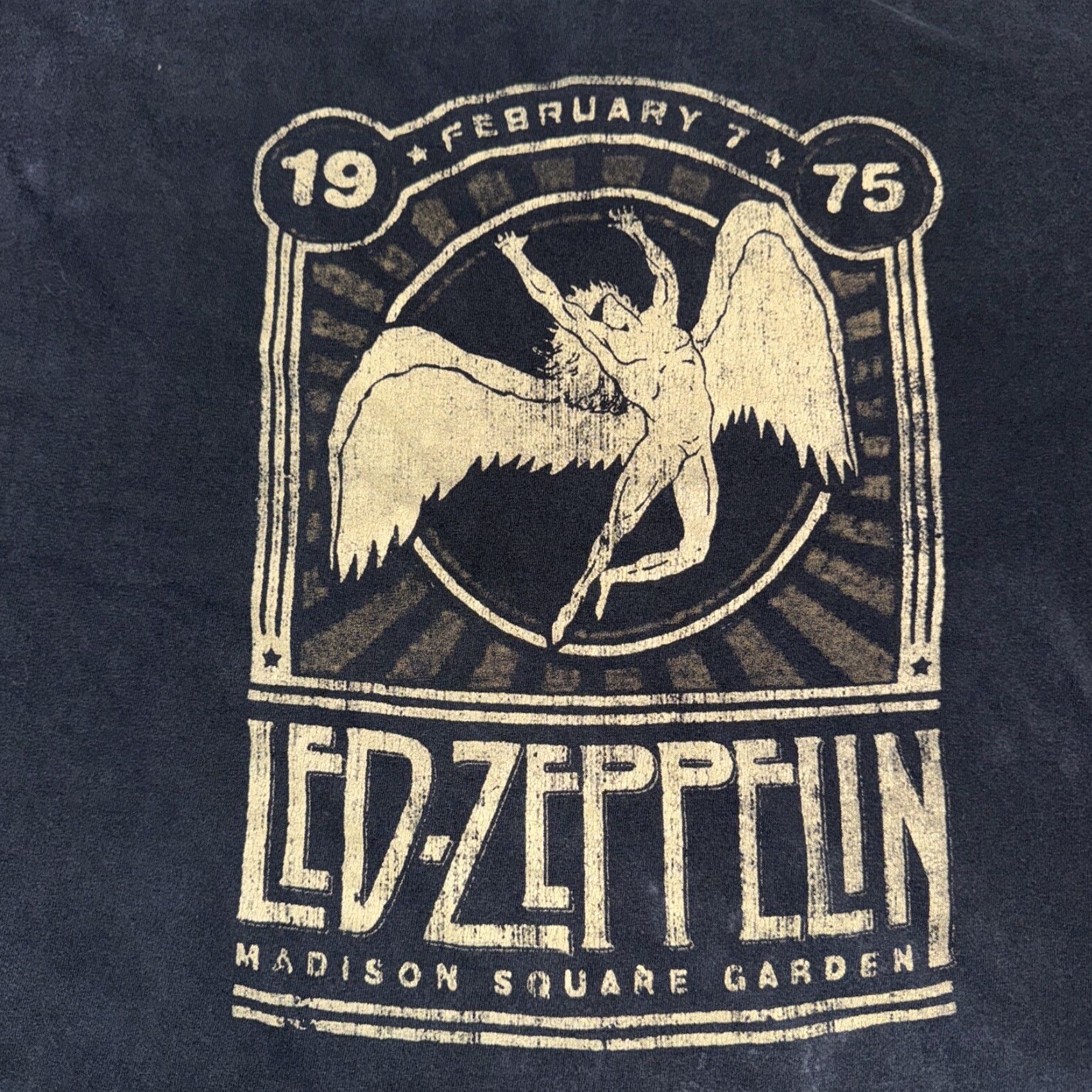 Madison VINTAGE Y2K LED-Zeppelin T-Shirt Black XL Mens Size US XL / EU 56 / 4 - 2 Thumbnail