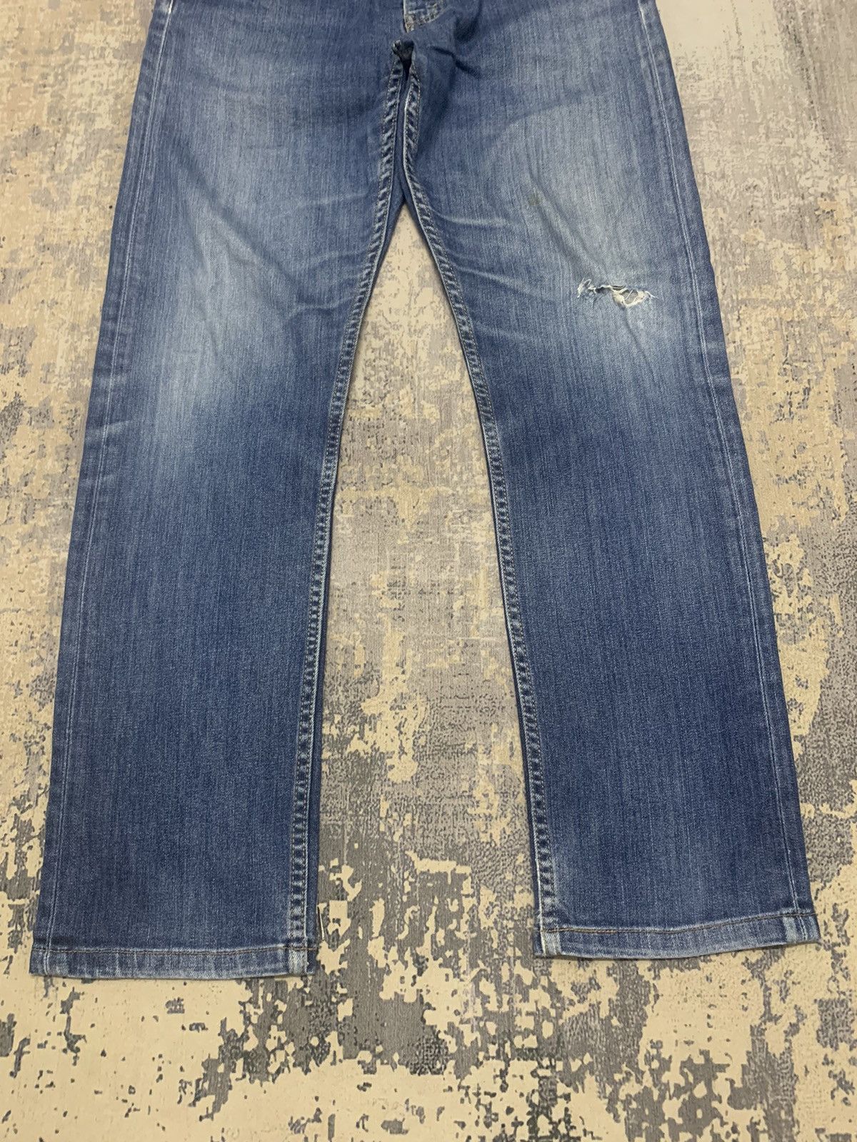 Levi's Levi's 513 Slim Fit Jeans Dark Indigo Modern Denim Size US 33 - 4 Thumbnail